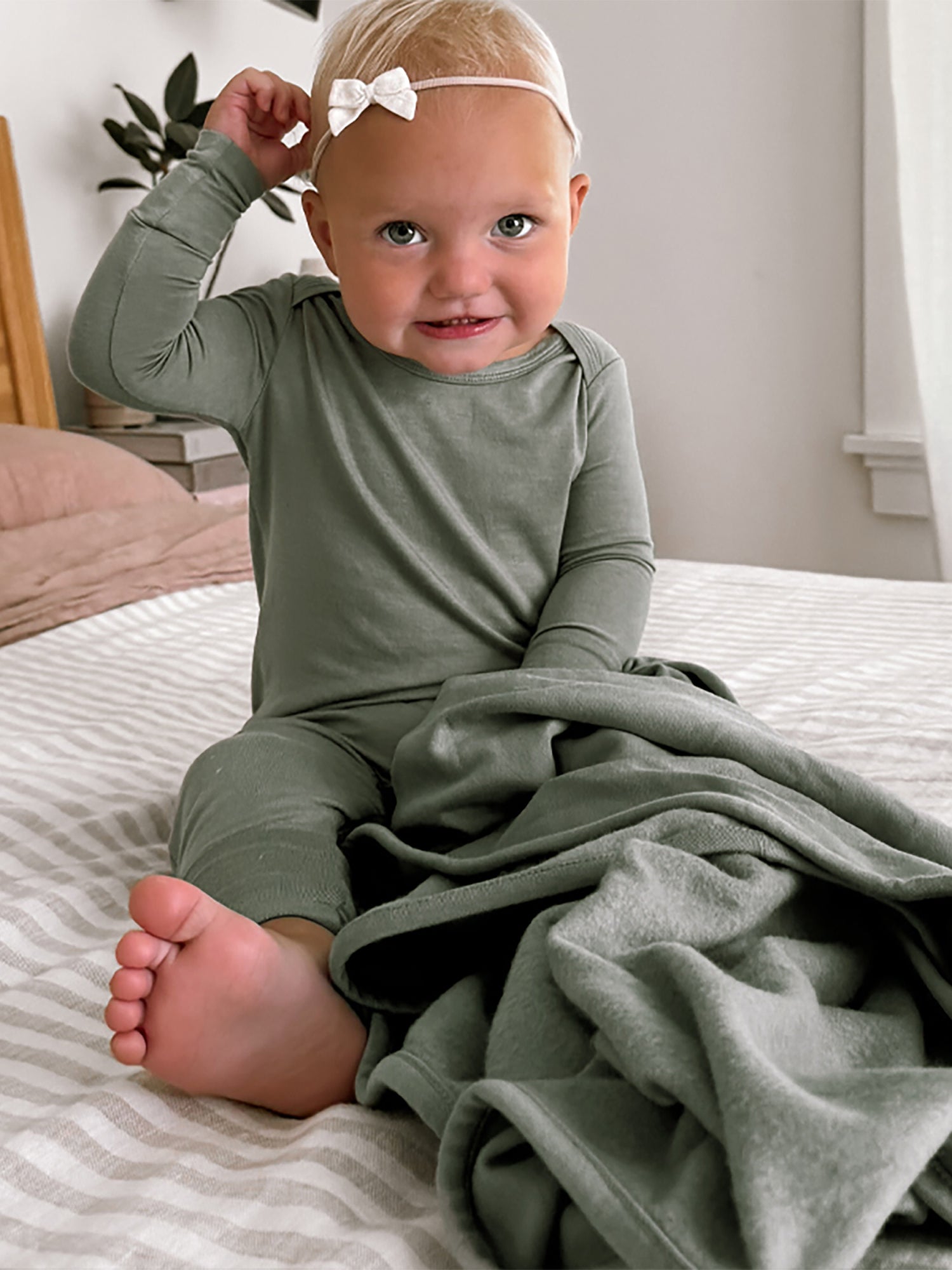 Fleece Blanket - Sage