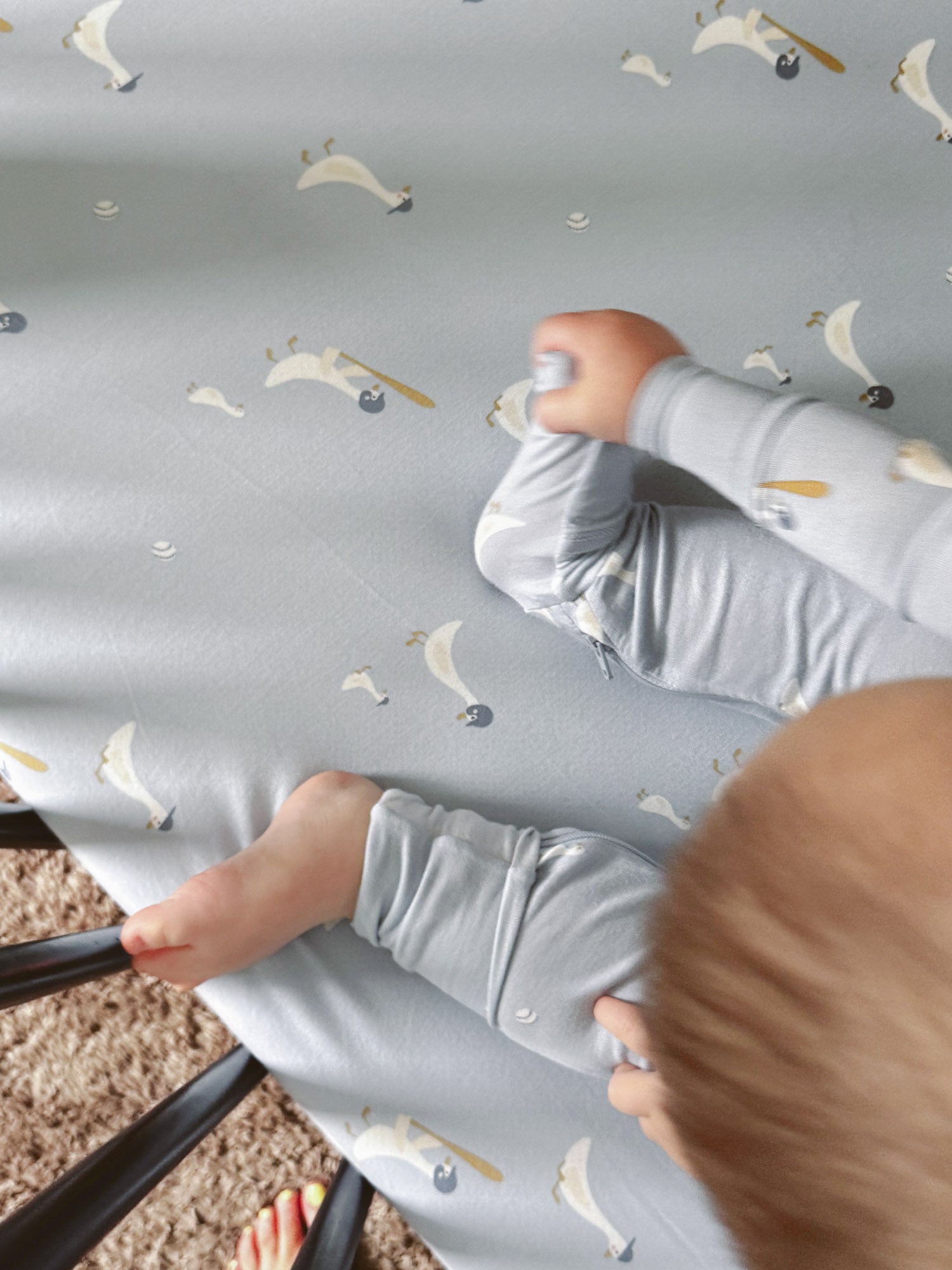 Crib Sheet - Baseball Goose