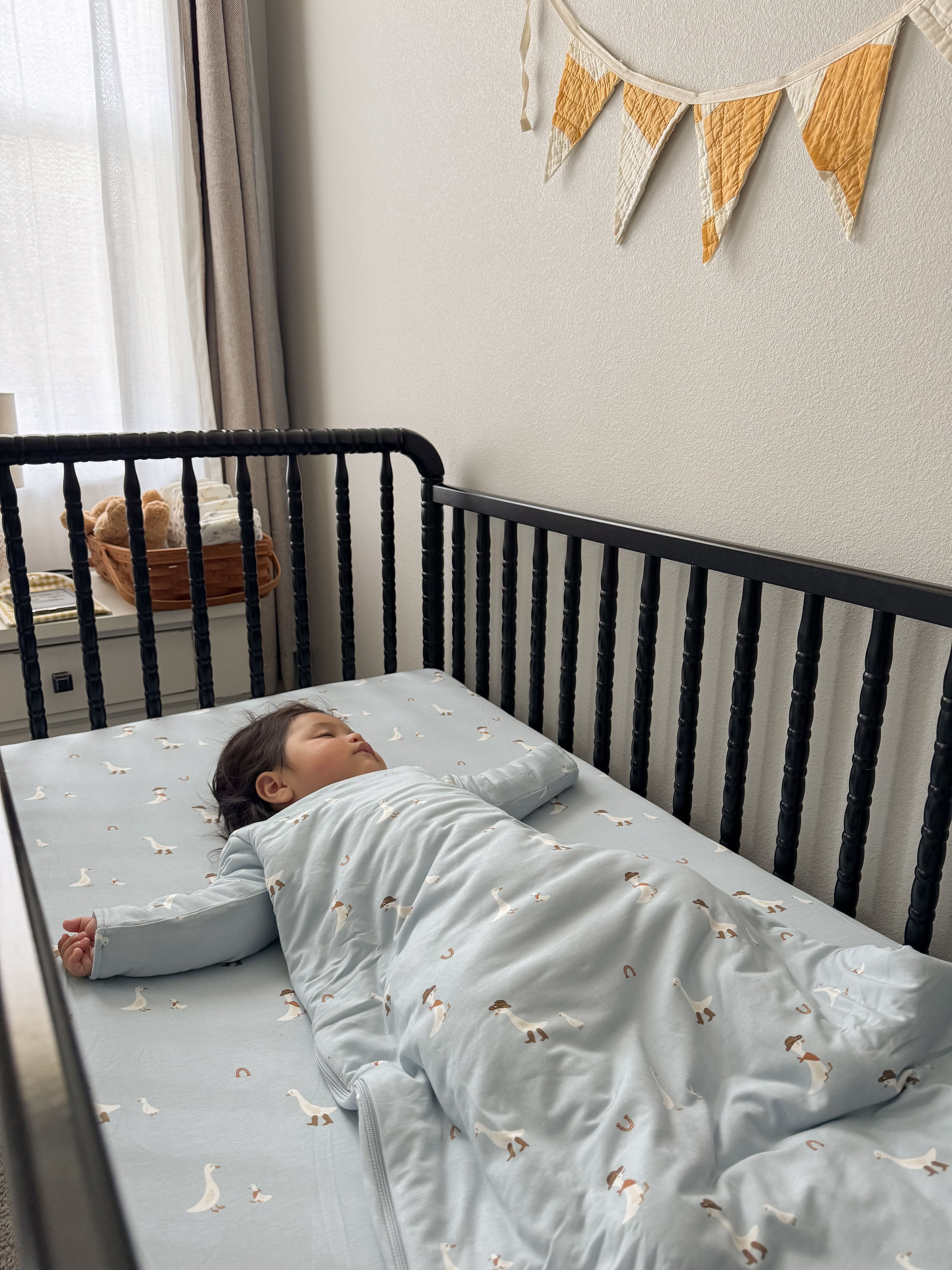 Crib Sheet - Cowboy Goose