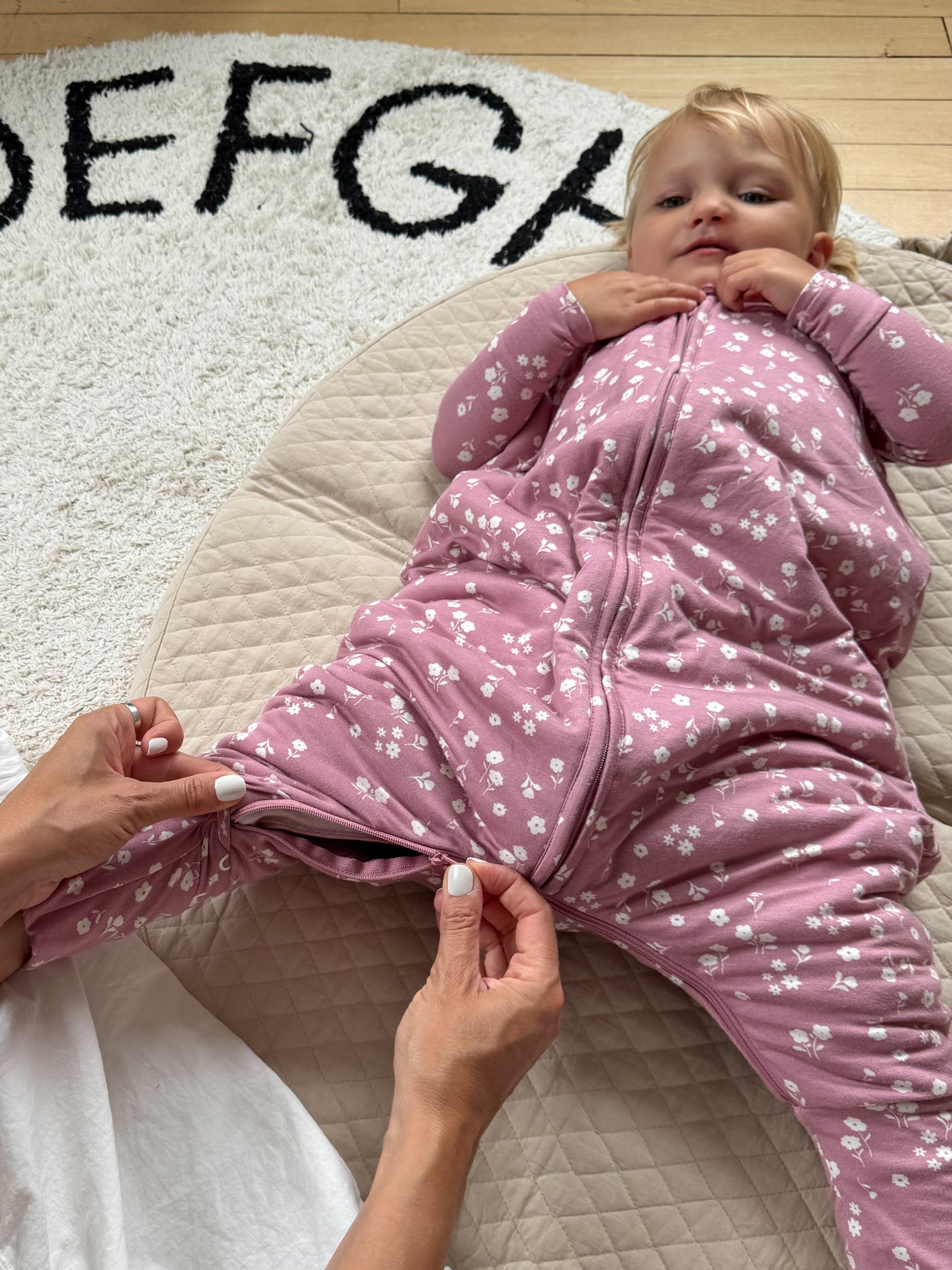 Footie Sleep Sack - Floral / 2.5 TOG