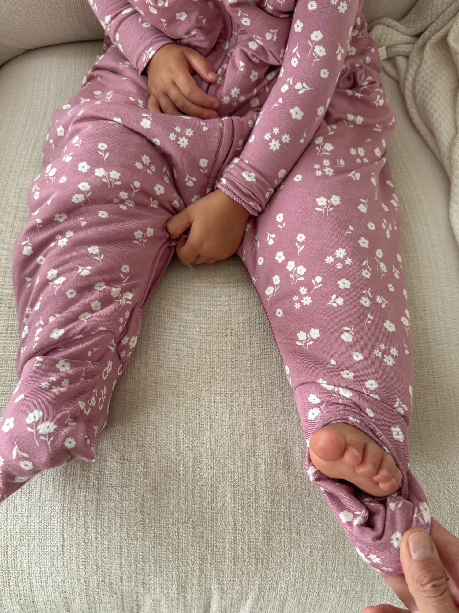 Footie Sleep Sack - Floral / 2.5 TOG