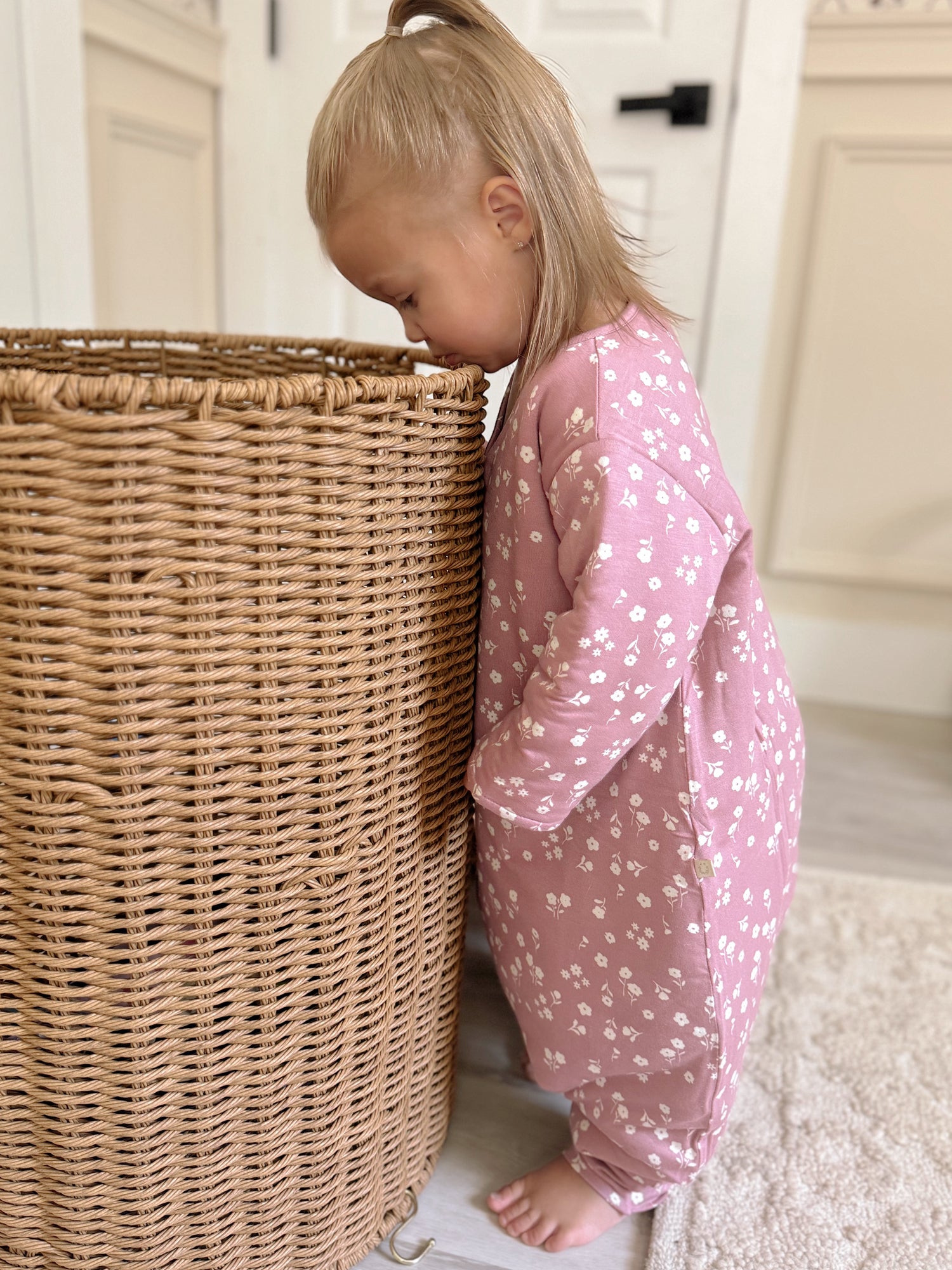 Long Sleeve Footie Sleep Sack - Mini Floral / 1.0 TOG