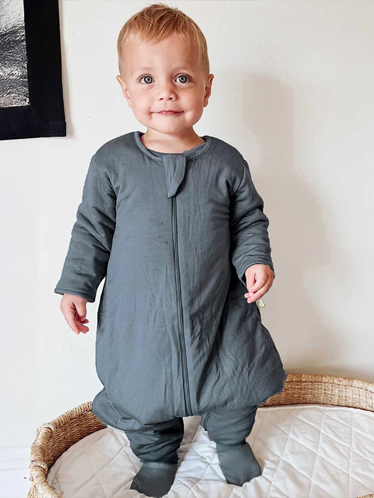 Long Sleeve Footie Sleep Sack - Hush / 2.5 TOG