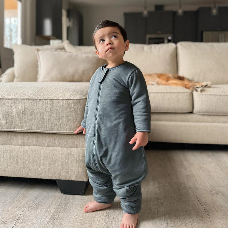 Long Sleeve Footie Sleep Sack - Hush / 2.5 TOG
