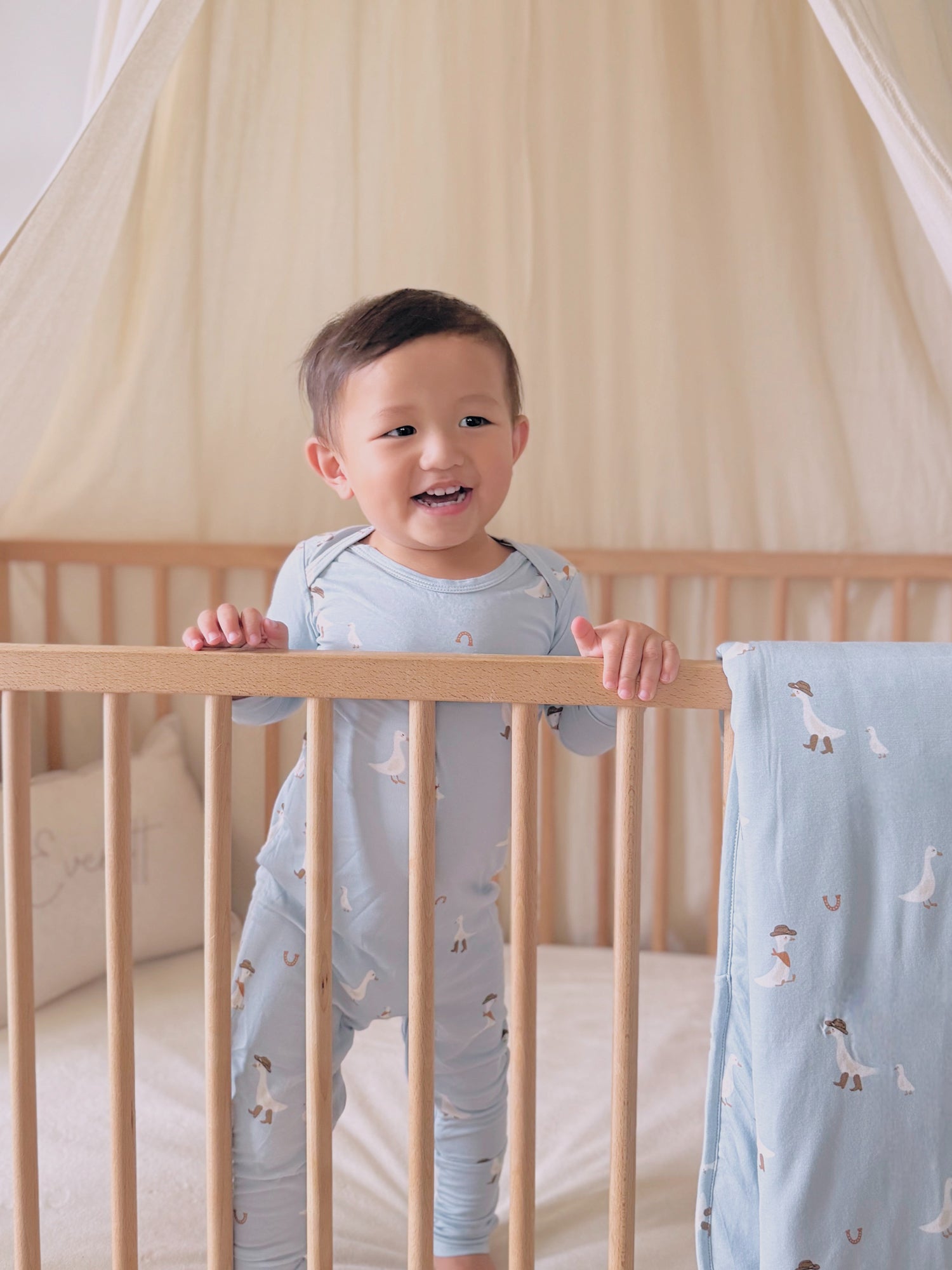 Convertible Pajama - Cowboy Goose