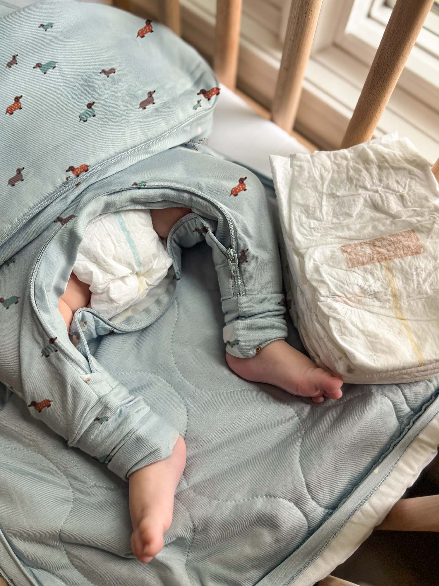 Swaddle Sleep Sack - Woof / 1.0 TOG