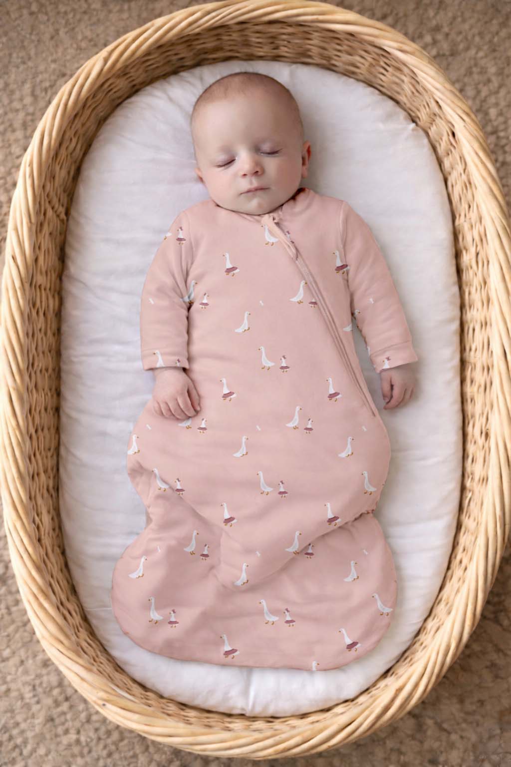 Long Sleeve Swaddle Sleep Sack - Tutu Goose / 1.0 TOG