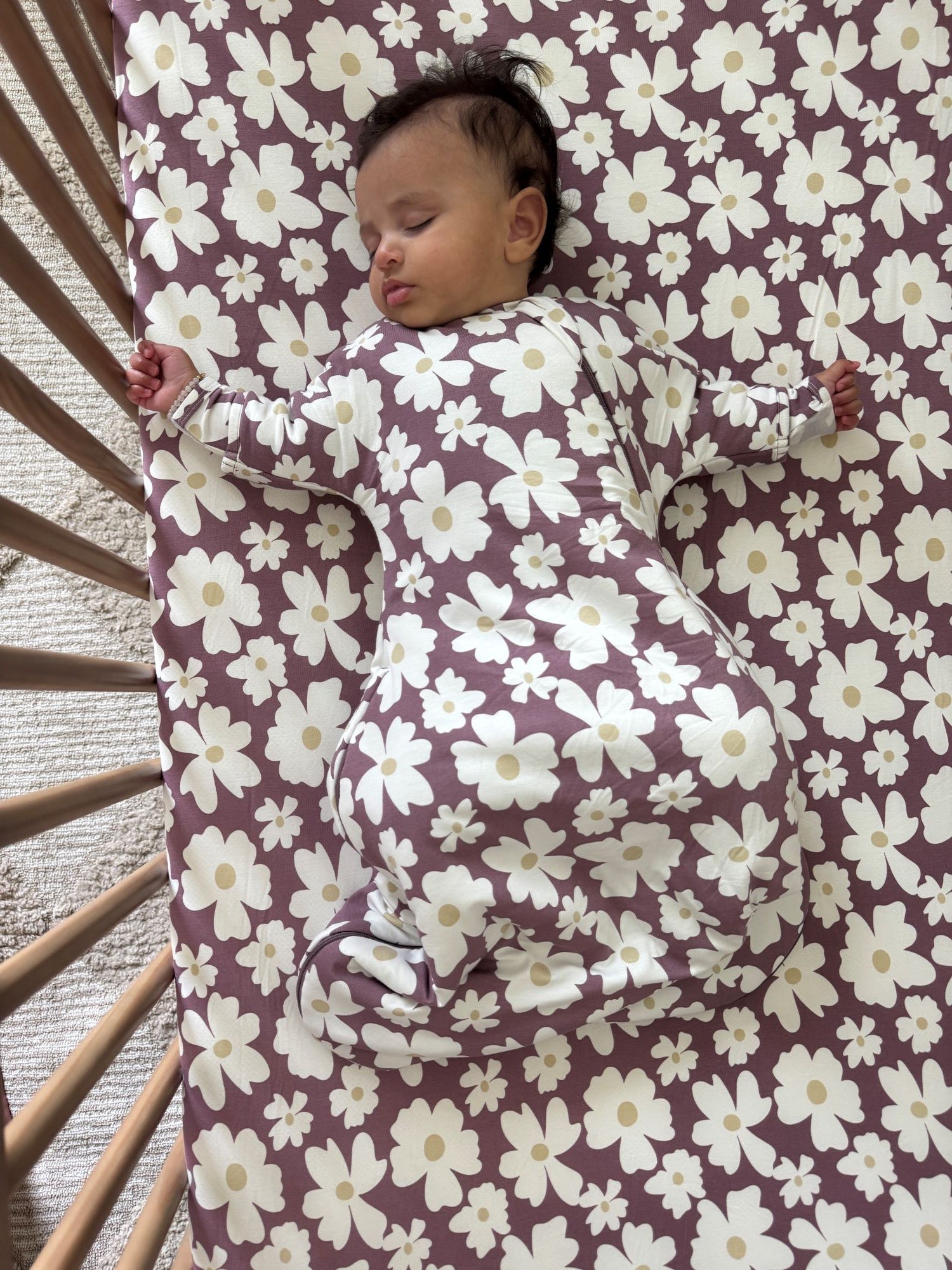 Long Sleeve Transitional Swaddle Sack - Blossom / 2.5 TOG