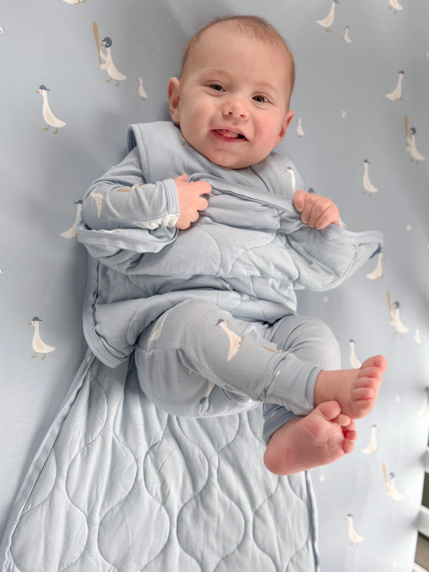 Transitional Swaddle Sleep Sack - Baseball Goose / 0.5 TOG