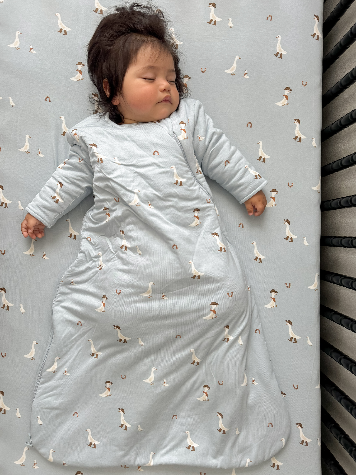 Long Sleeve Sleep Sack - Cowboy goose / 2.5 TOG