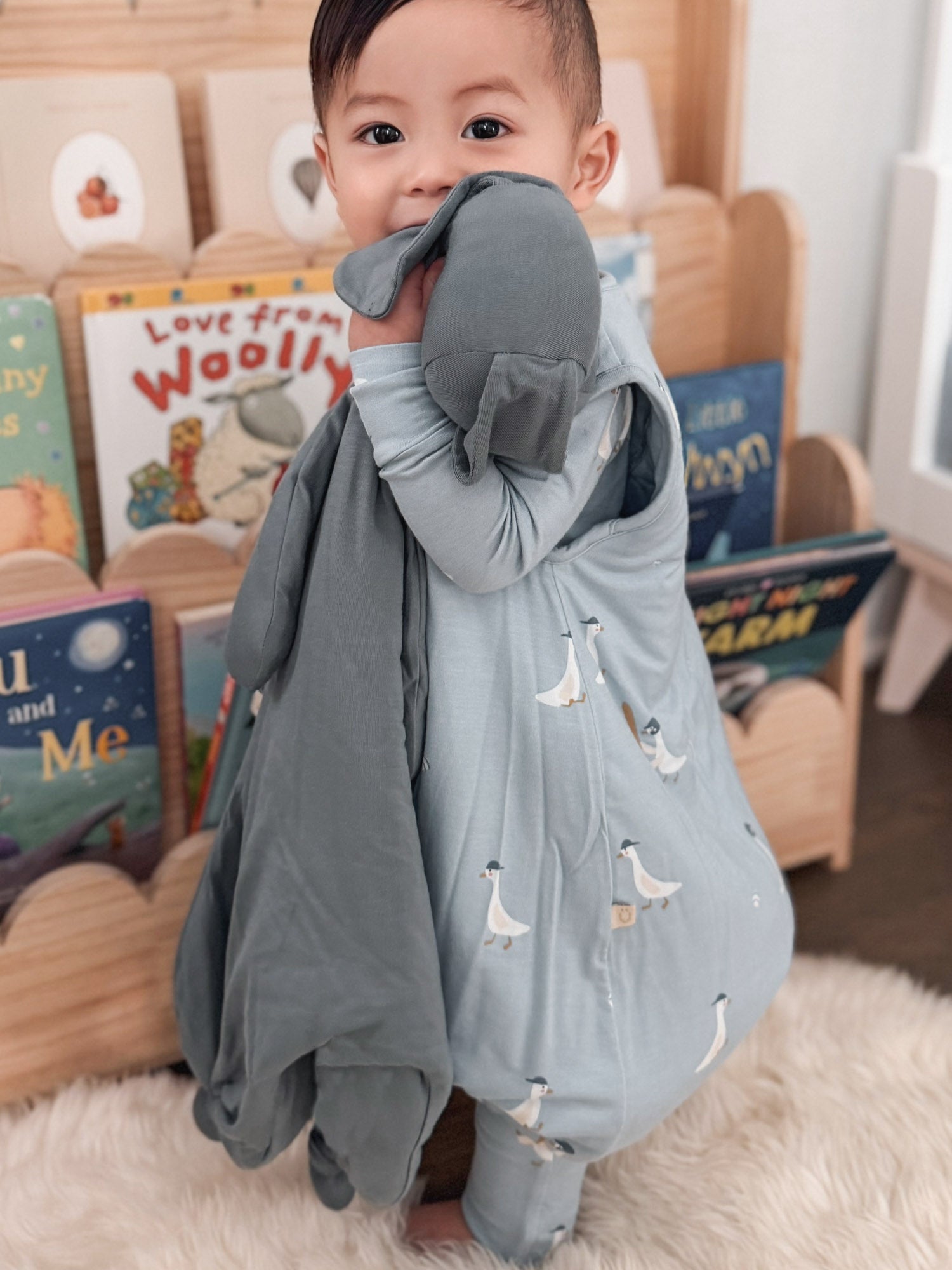 Footie Sleep Sack - Baseball Goose / 1.0 TOG