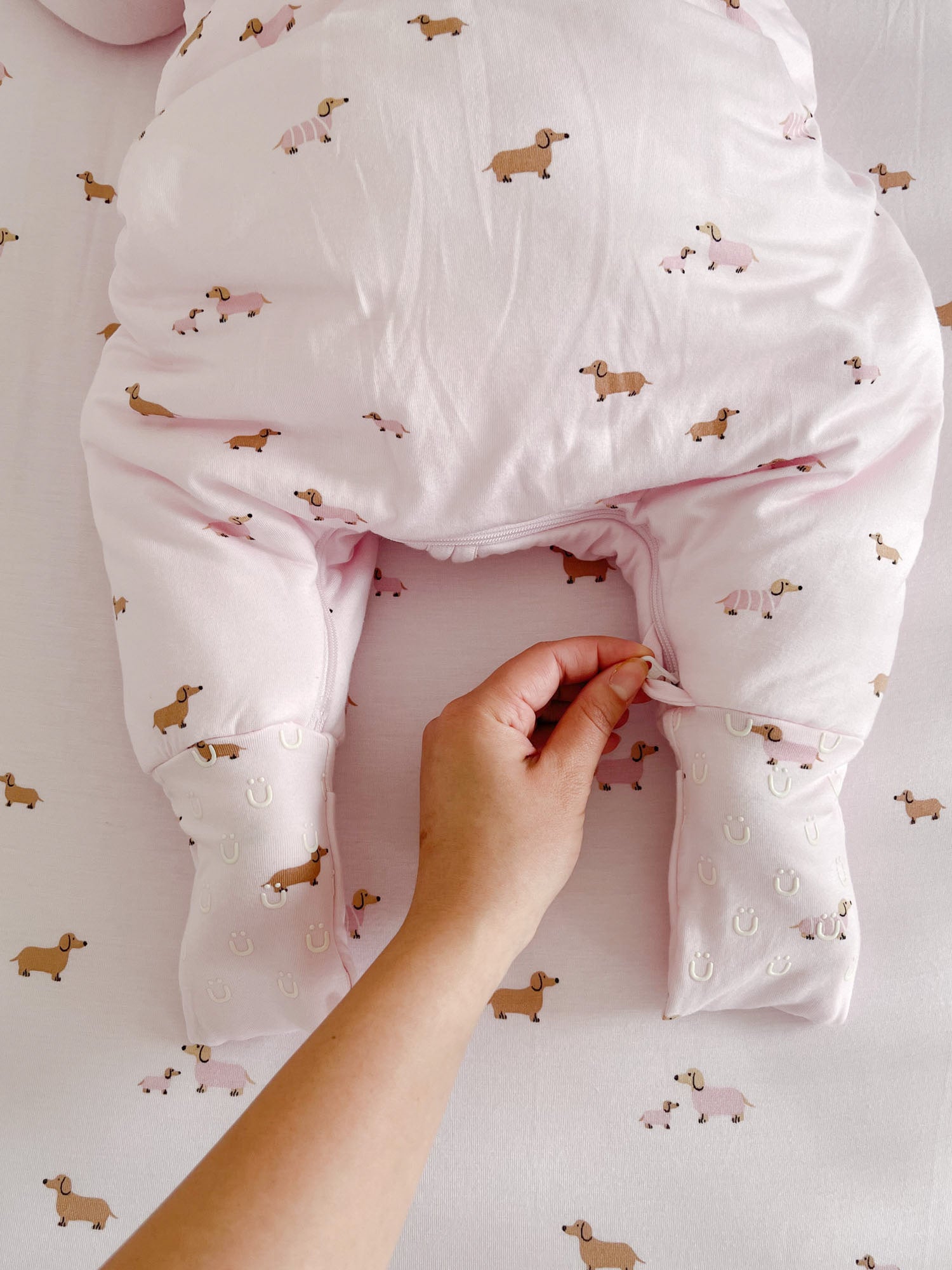 Footie Sleep Sack - Girl Dog / 0.5 TOG