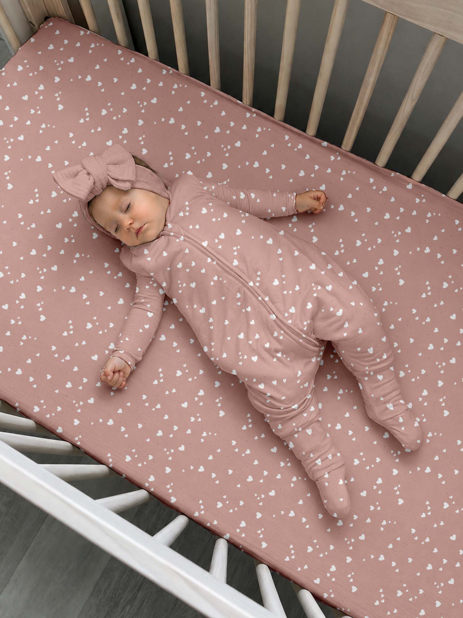 Footie Sleep Sack - Heart / 2.5 TOG