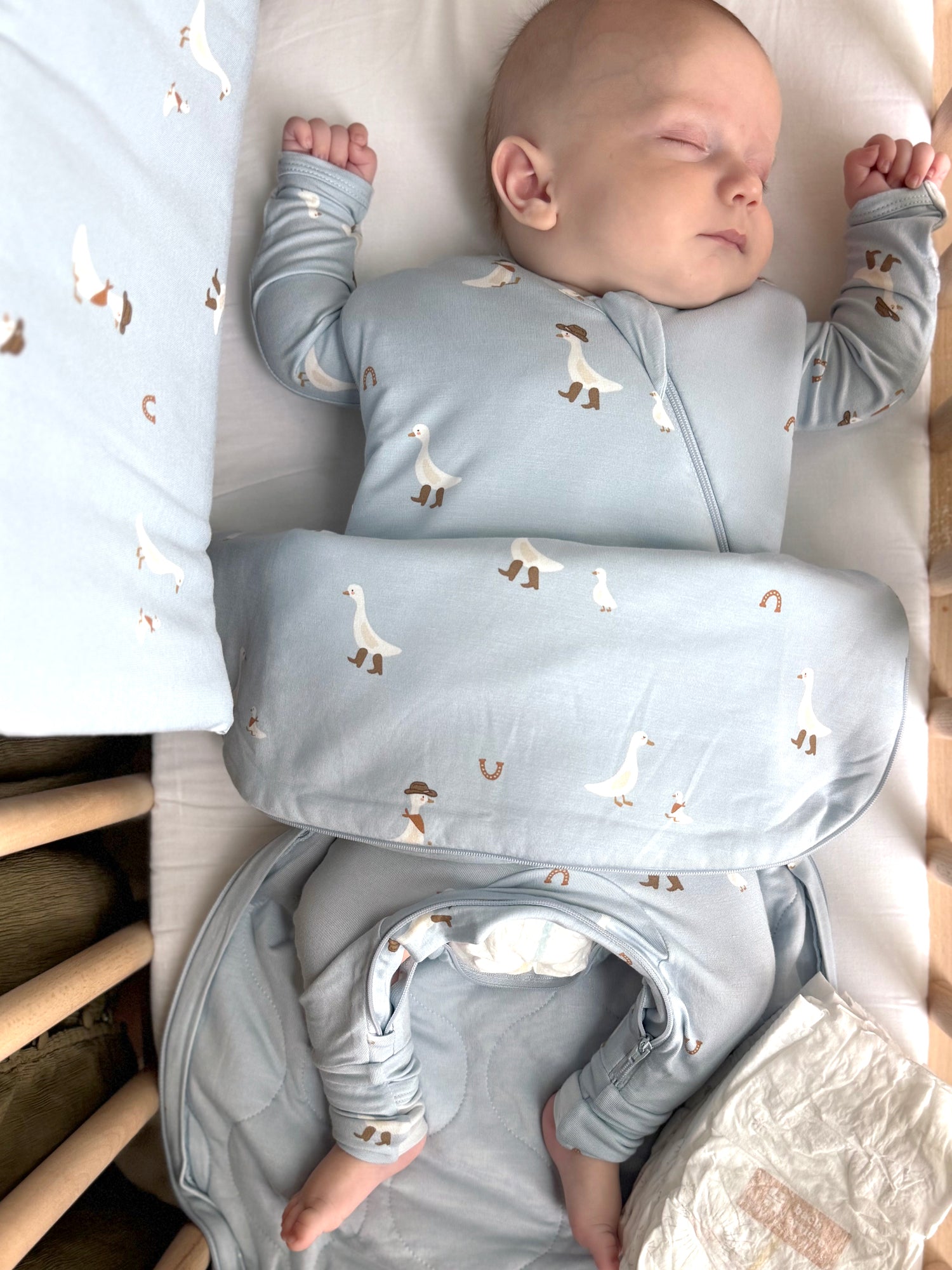 Swaddle Sleep Sack - Cowboy Goose / 2.5 TOG