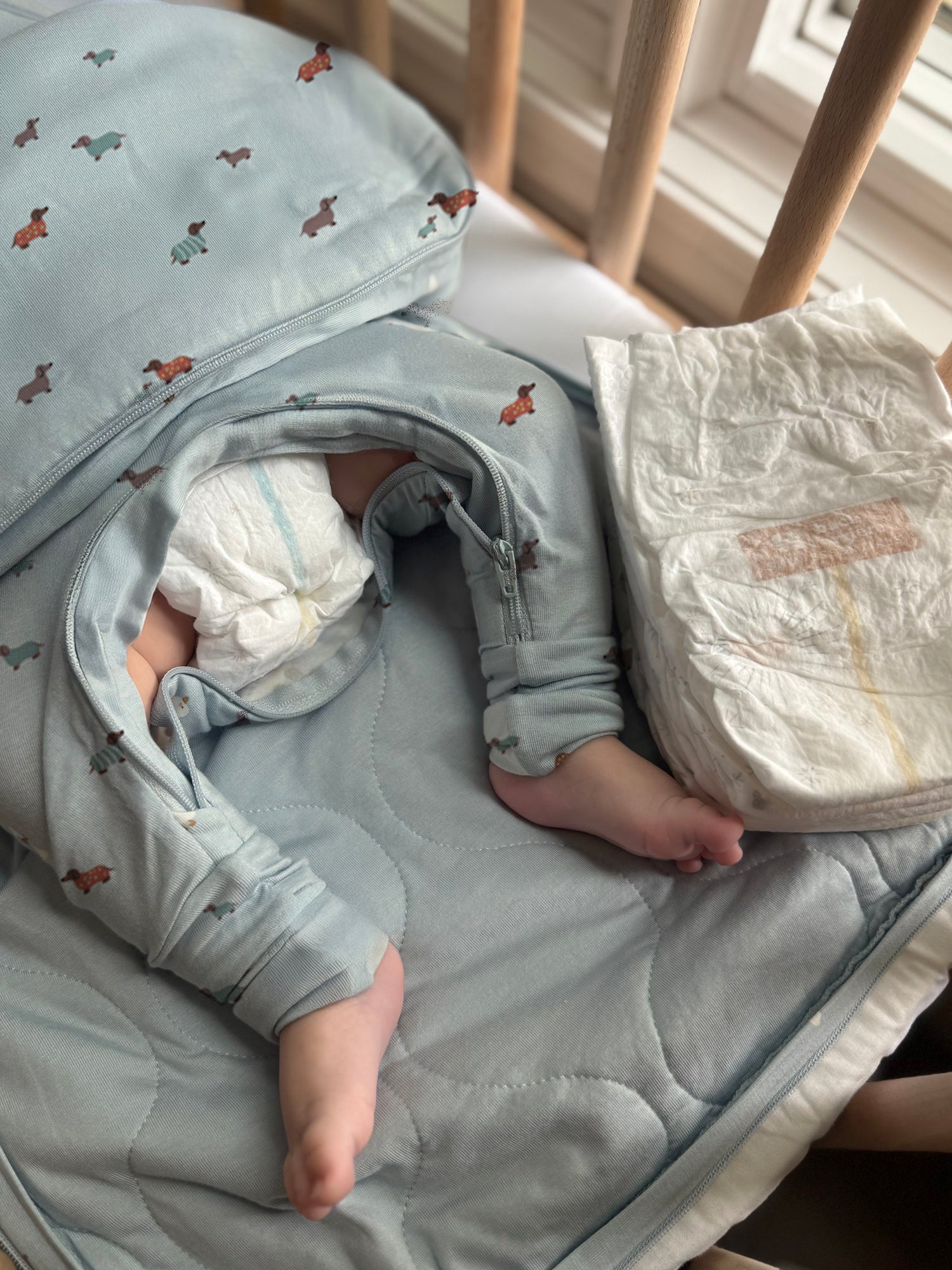 Swaddle Sleep Sack - Woof / 1.0 TOG