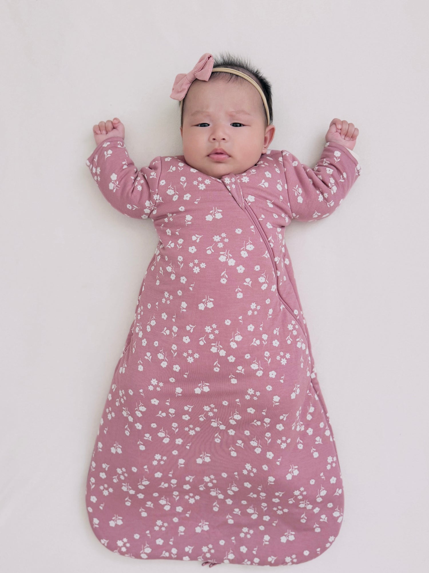 Long Sleeve Swaddle Sleep Sack - Mini Floral / 1.0 TOG