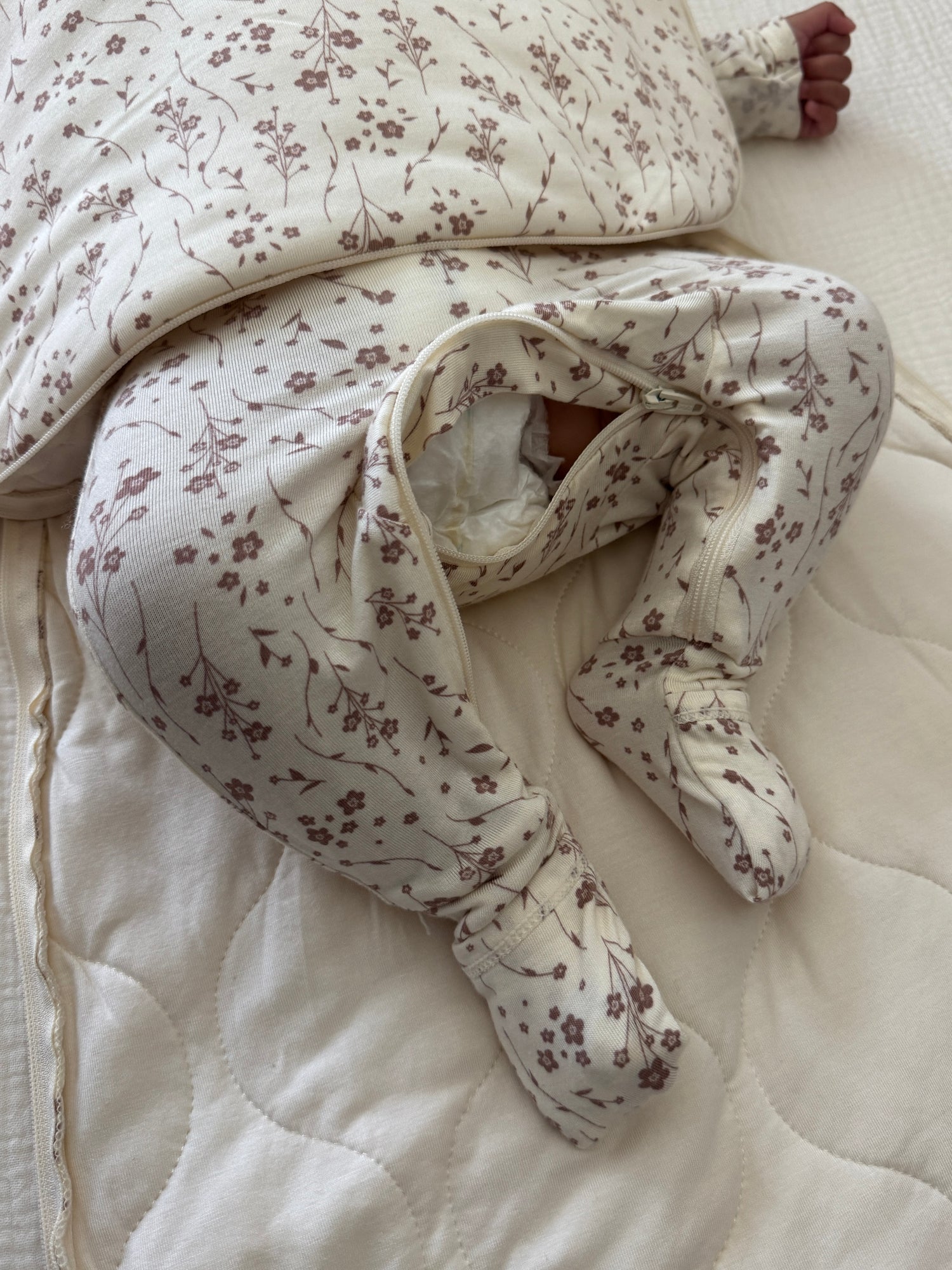 Transitional Swaddle Sleep Sack - Posies / 2.5 TOG