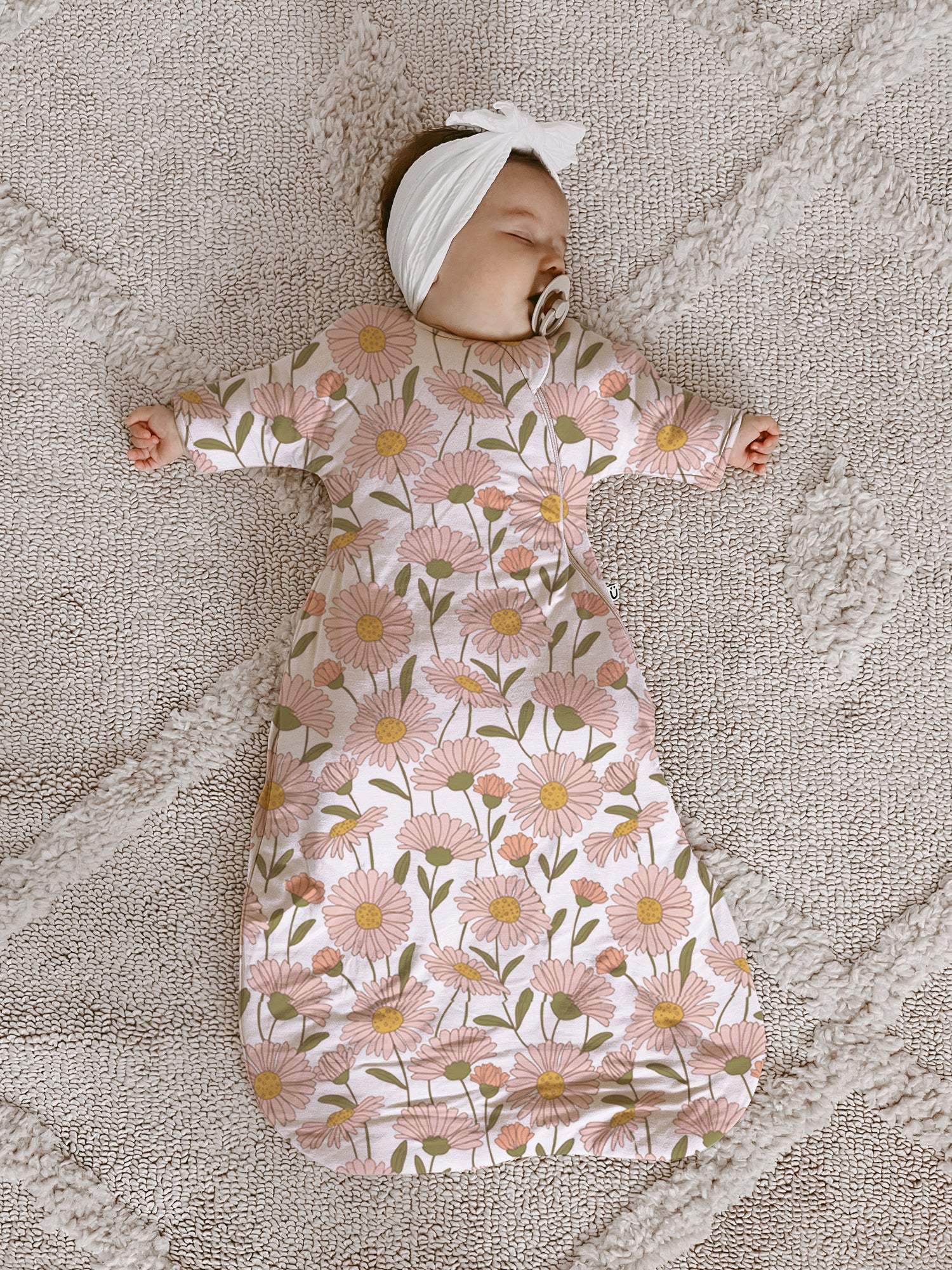 Long Sleeve Transitional Swaddle Sack - Beauty / 1.0 TOG
