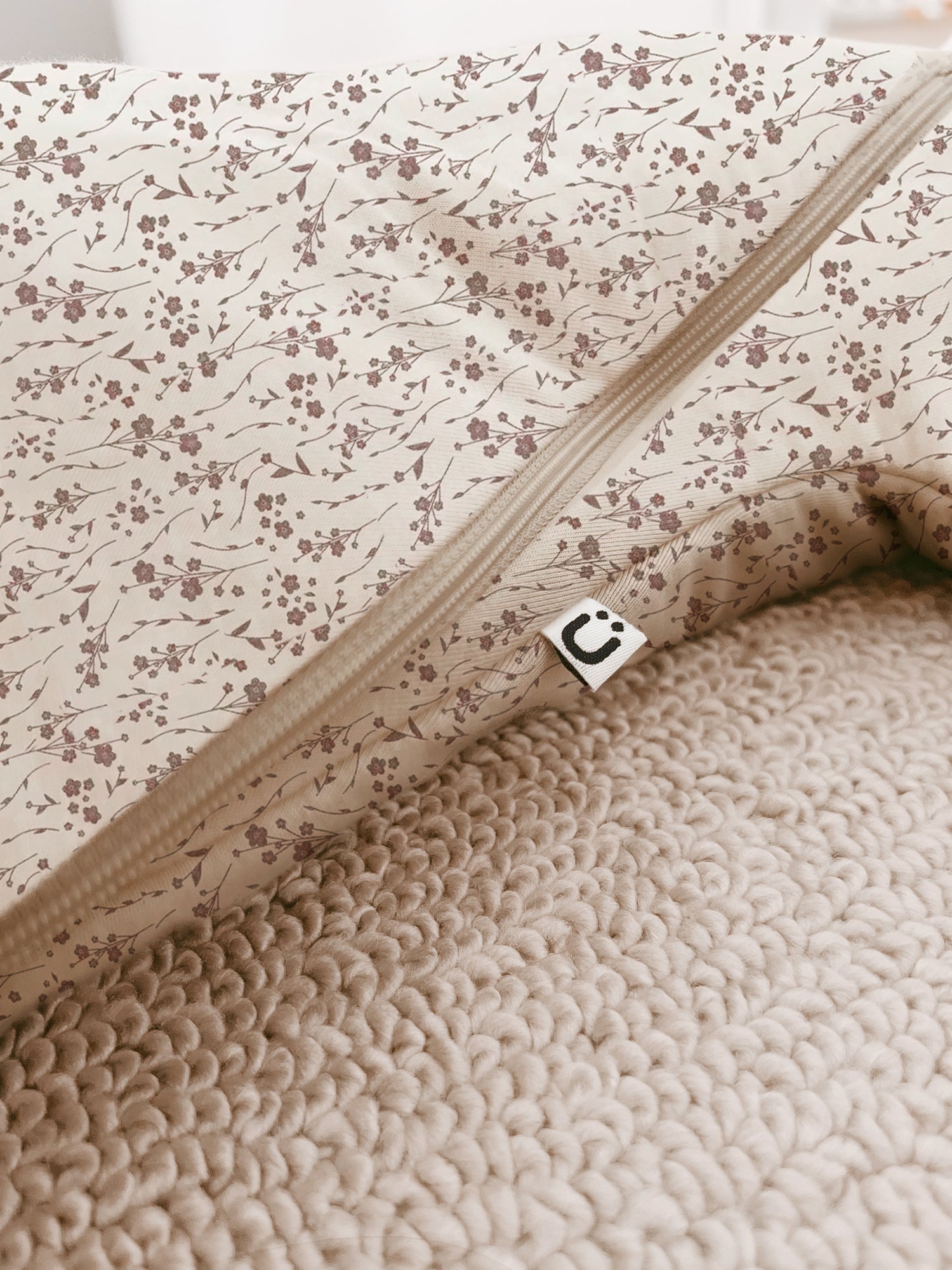 Long Sleeve Transitional Swaddle Sack - Posie / 2.5 TOG