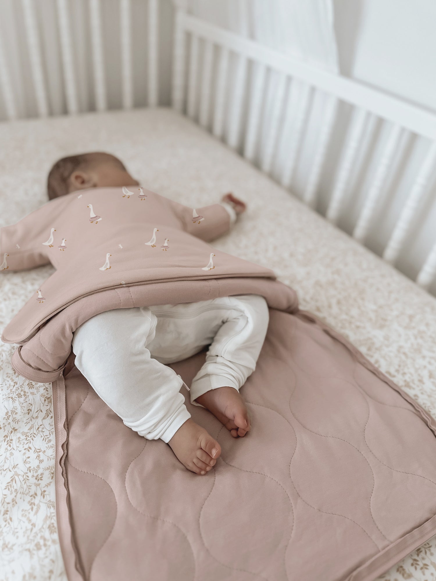 Long Sleeve Transitional Swaddle Sack - Tutu Goose / 1.0 TOG