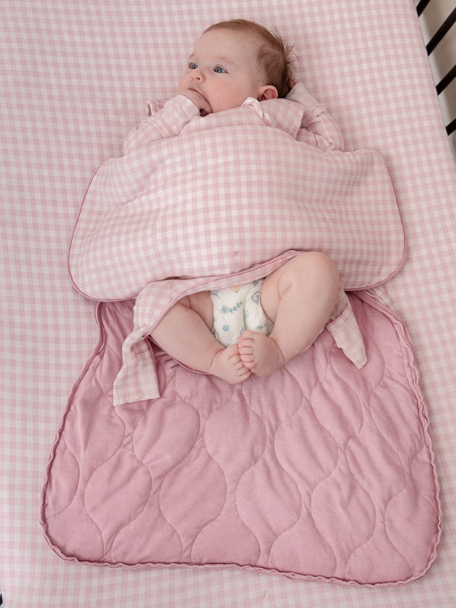 Sleep Sack - Pink Gingham / 1.0 TOG