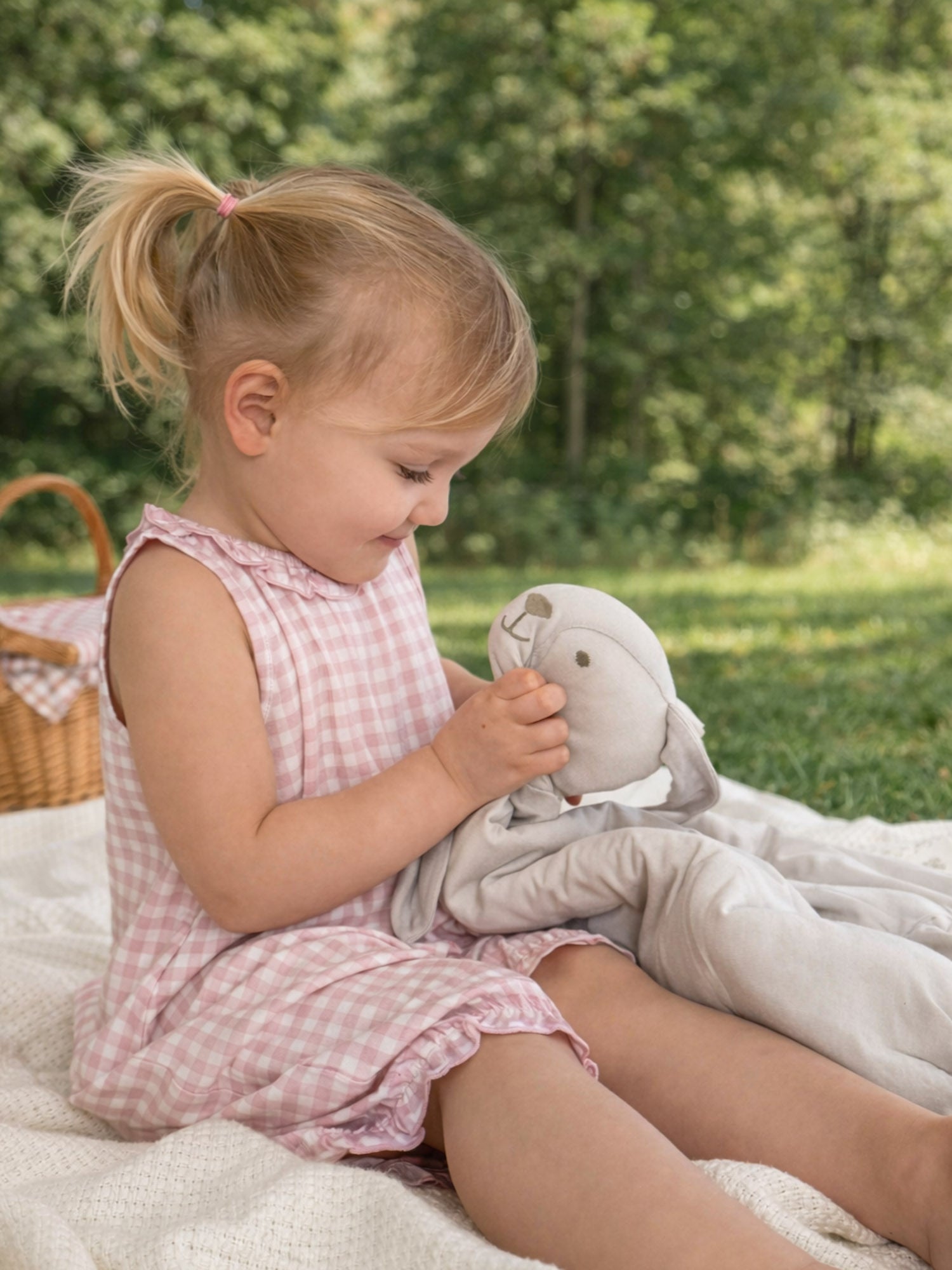 Bubble Romper - Pink Gingham