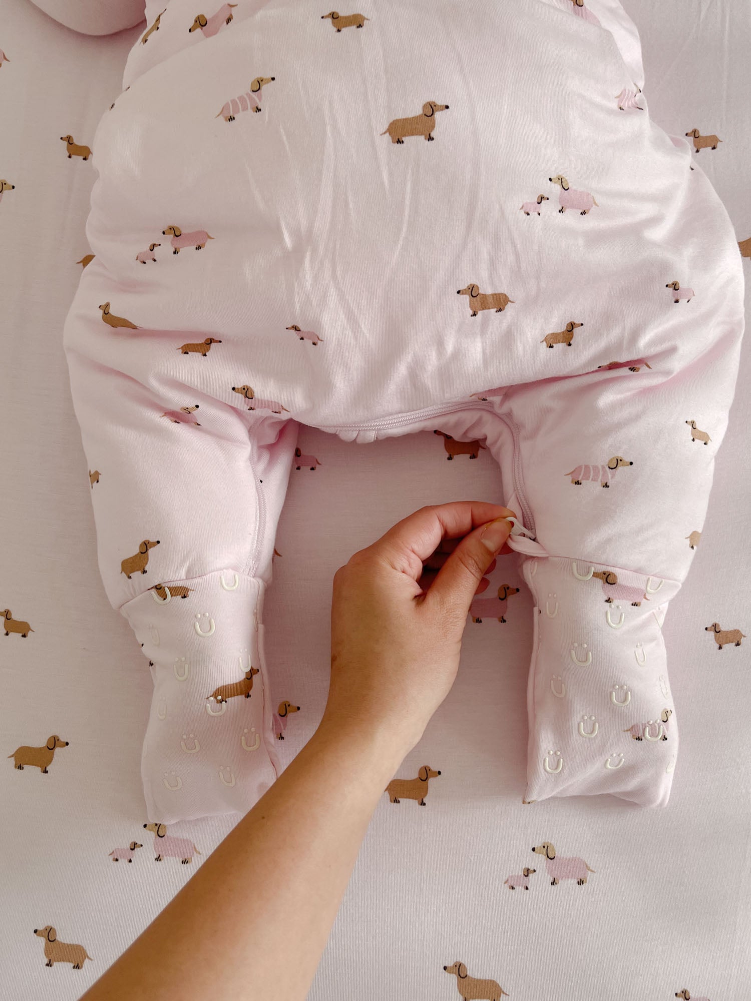 Footie Sleep Sack - Girldog / 0.5 TOG