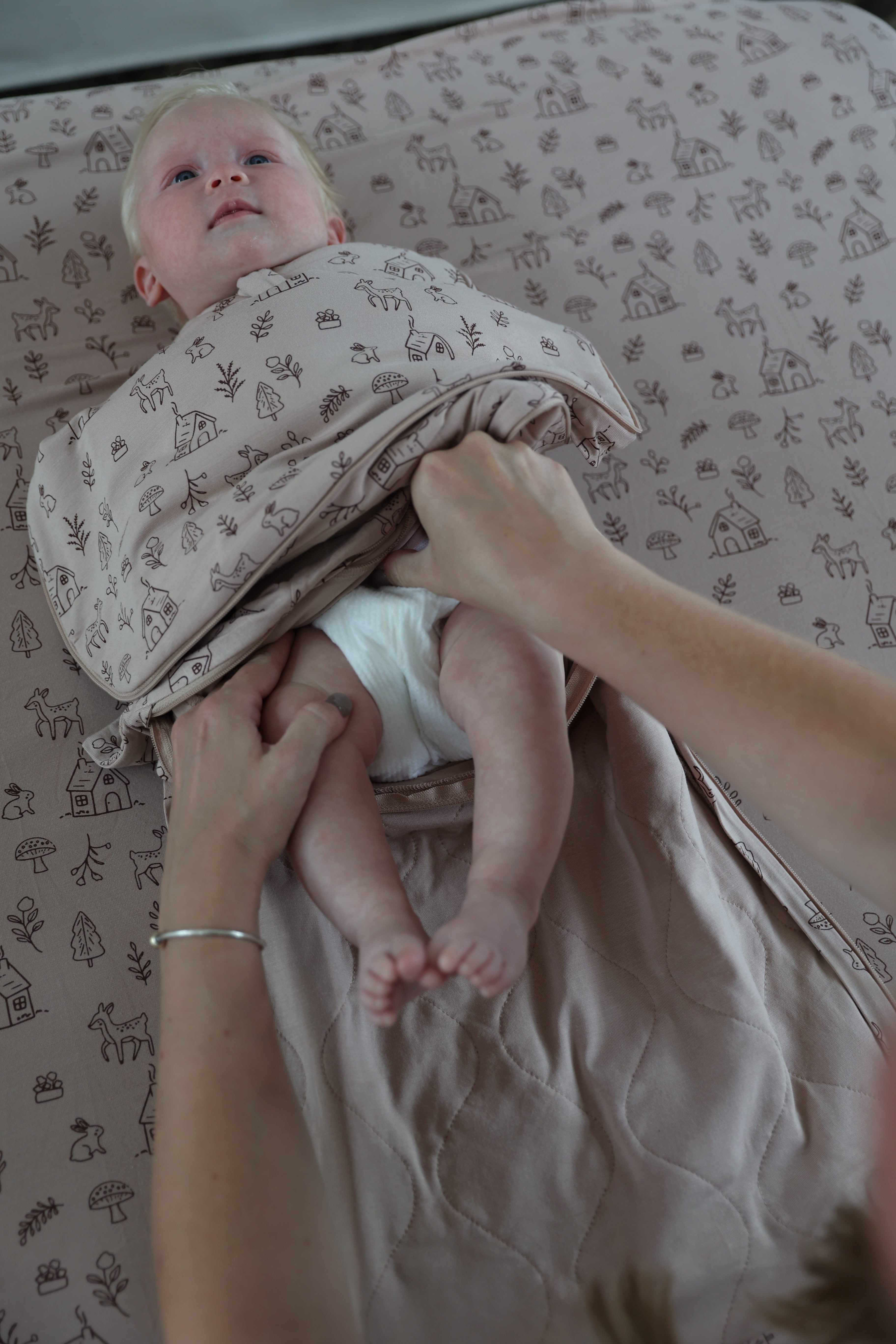 Swaddle Sleep Sack - Doe.Re.Mi / 1.0 TOG