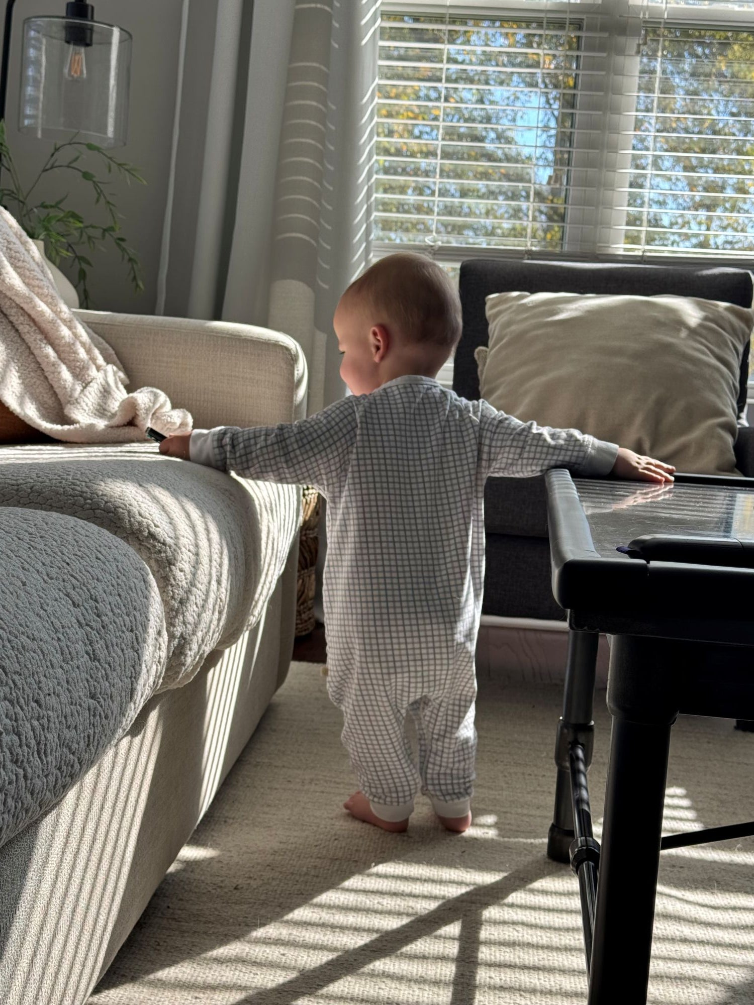 Fleece Jumpsuit - Checkmate