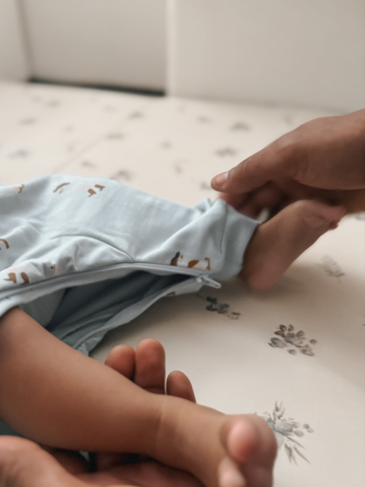 Fleece Jumpsuit - Cowboy Goose