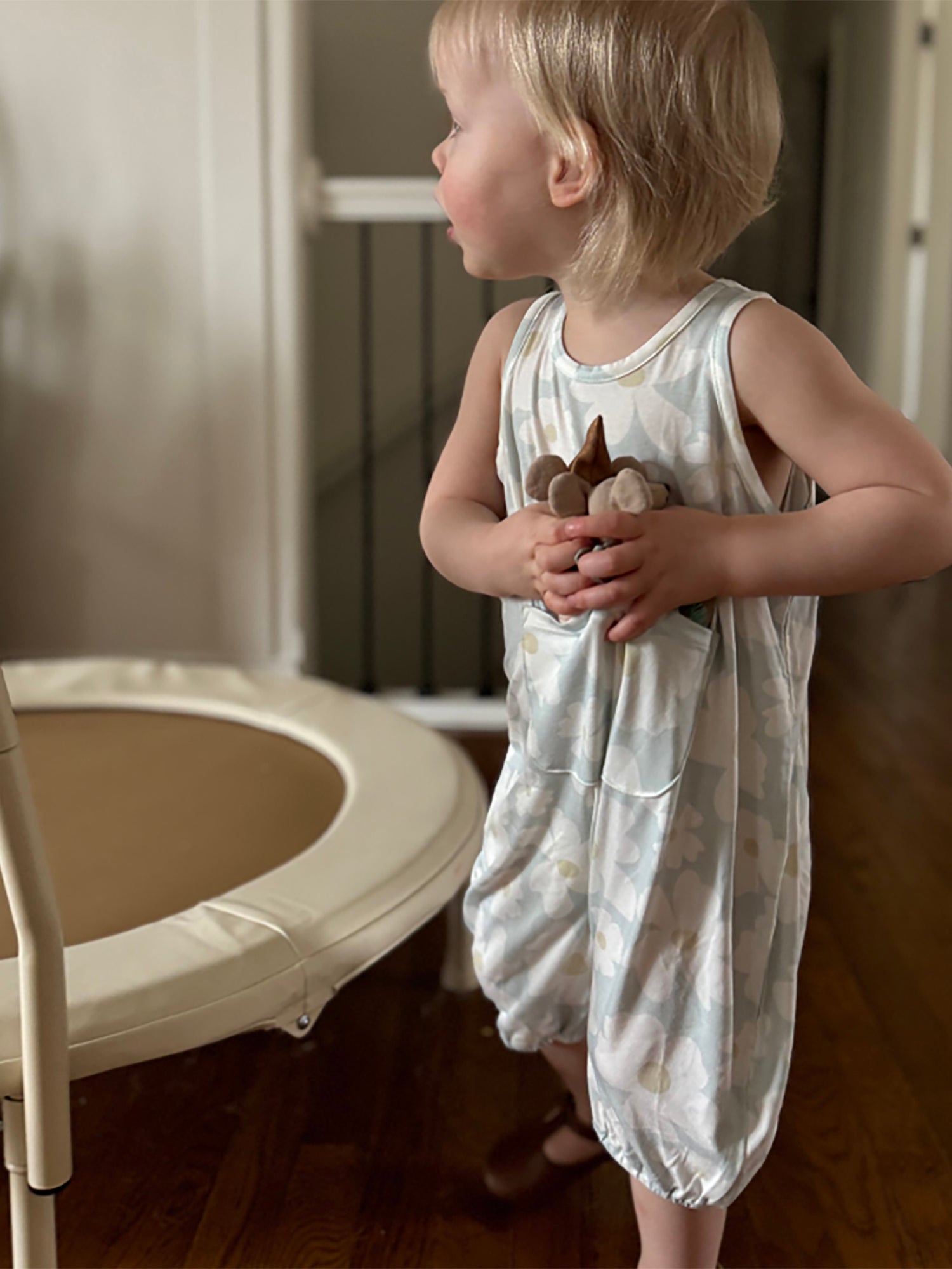 Pocket Romper - Blossom