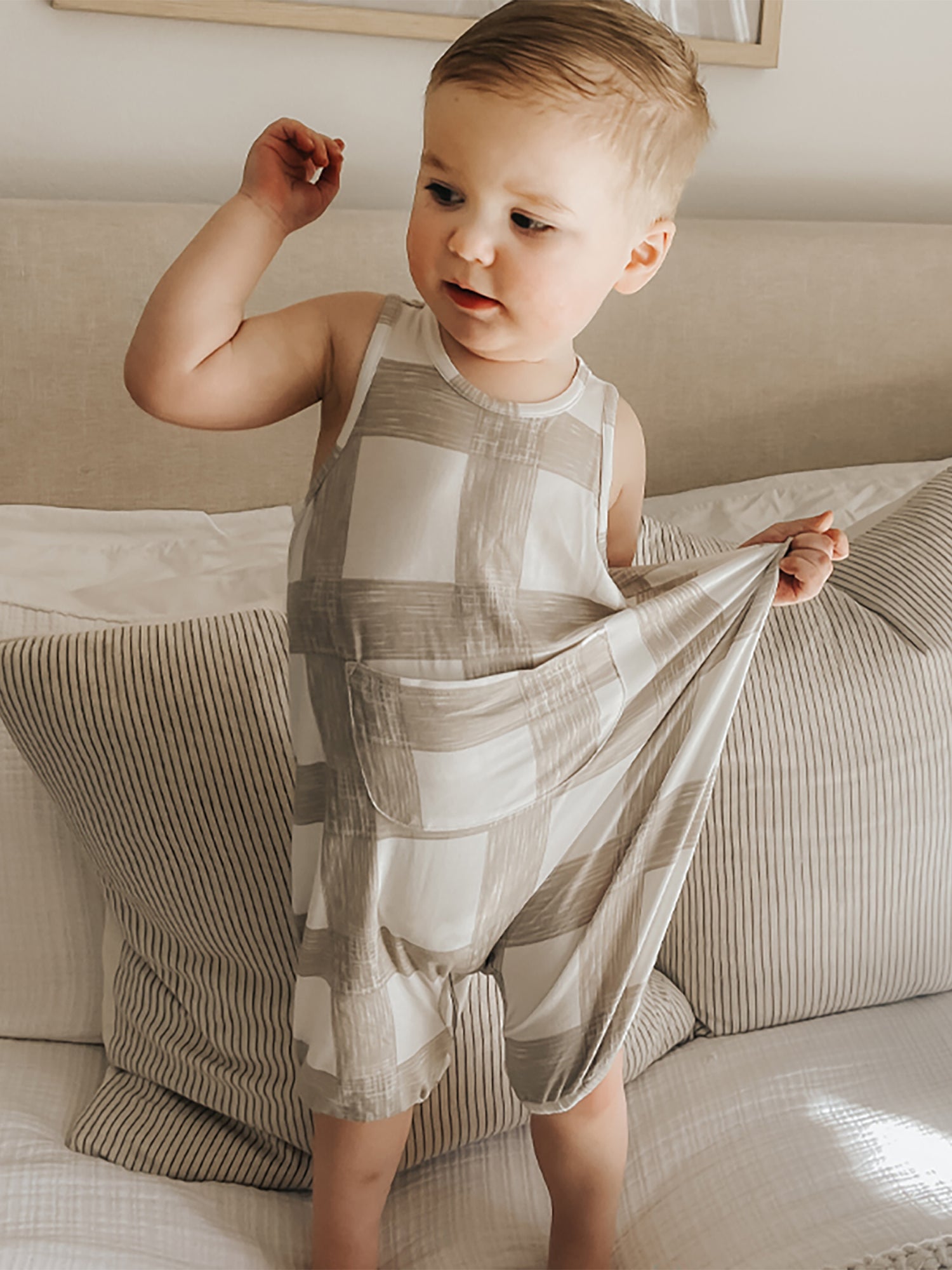 Pocket Romper - Picnic