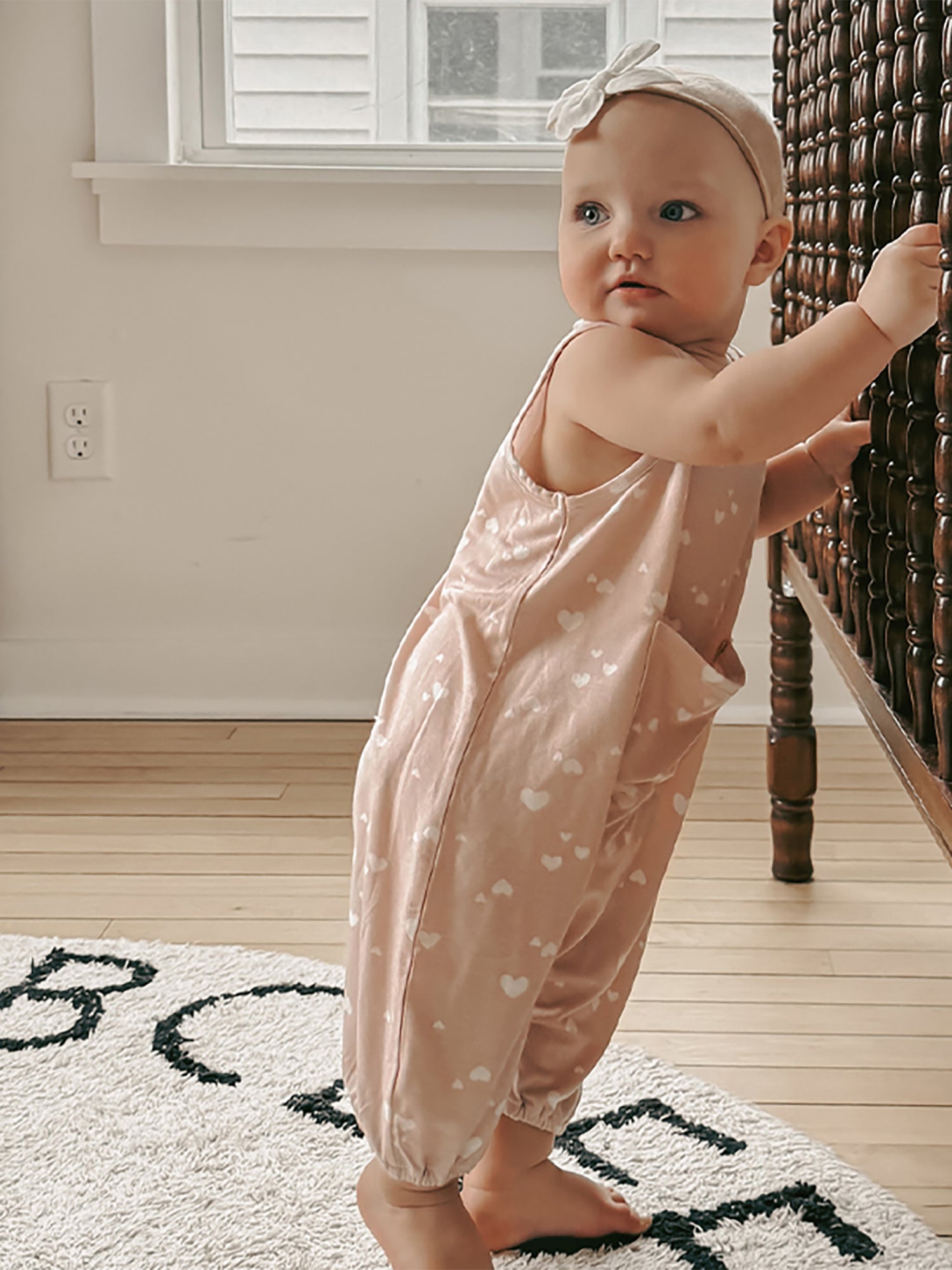 Pocket Romper - Sweetheart