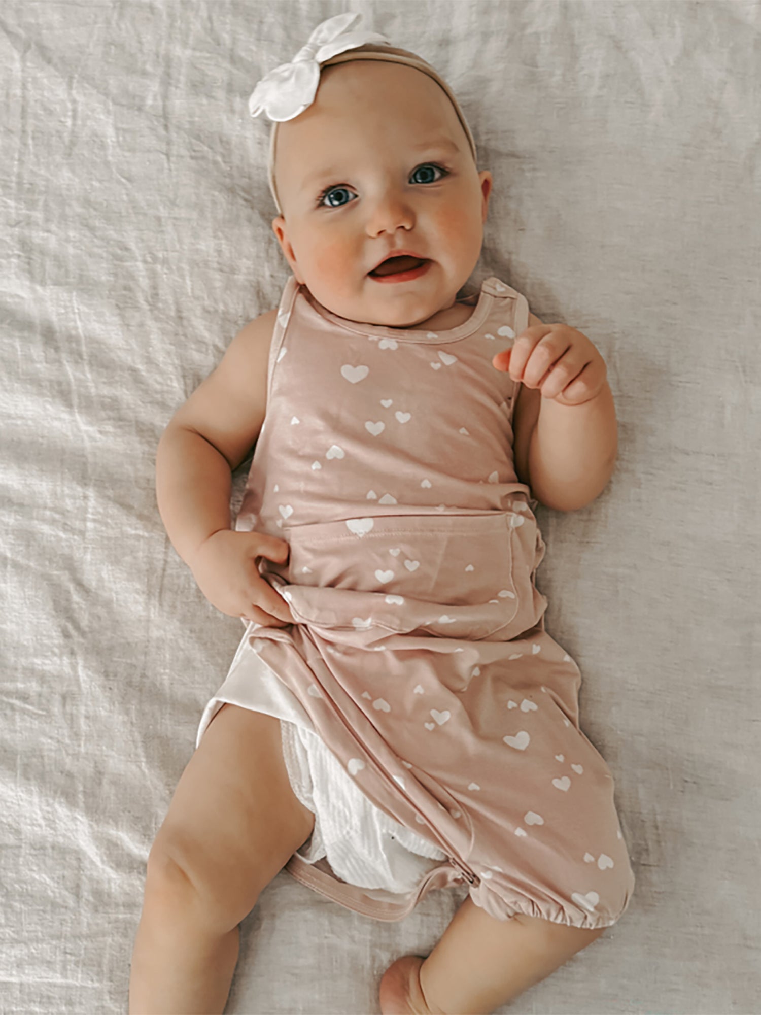 Pocket Romper - Sweetheart