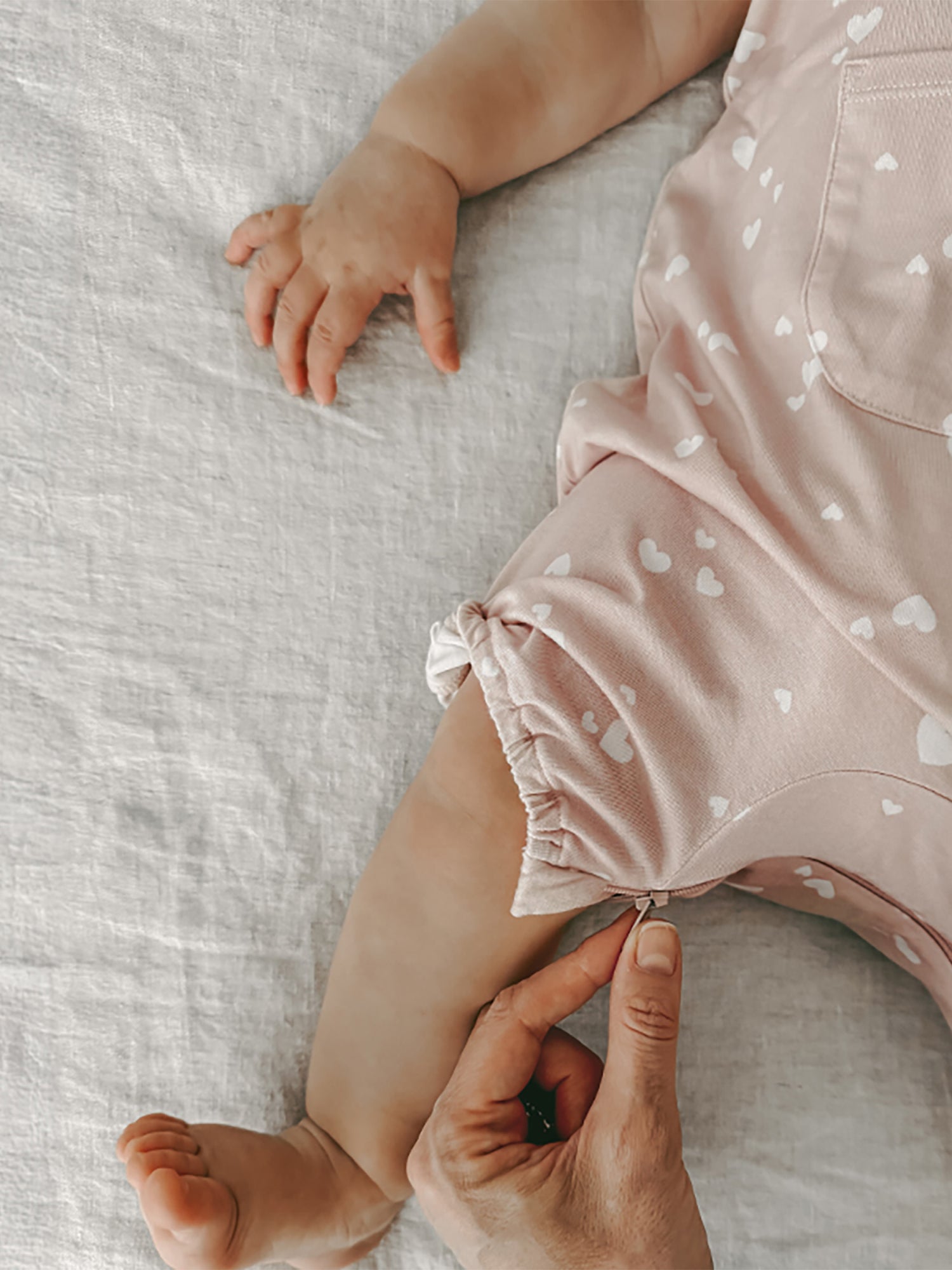 Pocket Romper - Sweetheart