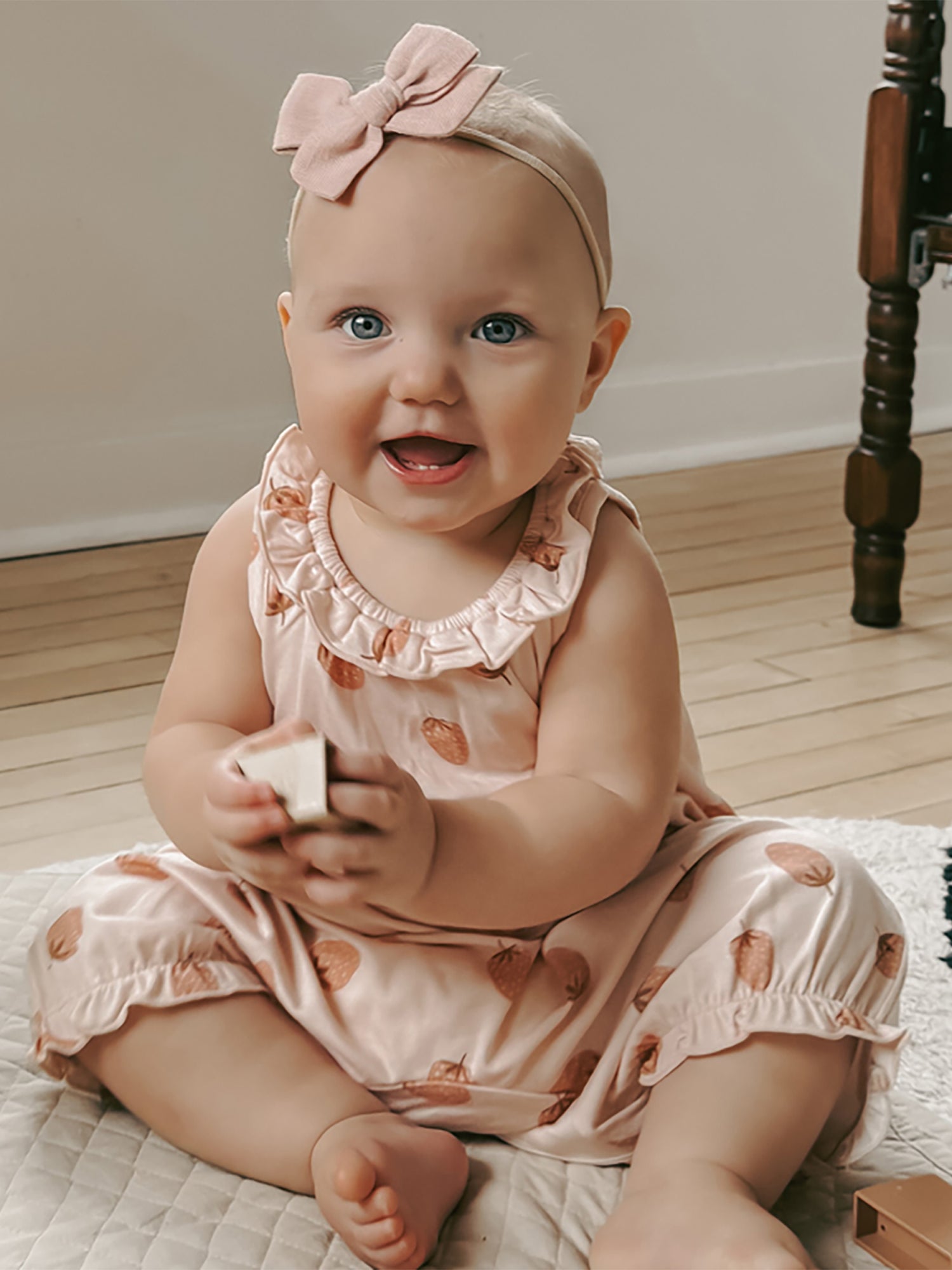 Bubble Romper - Strawberry