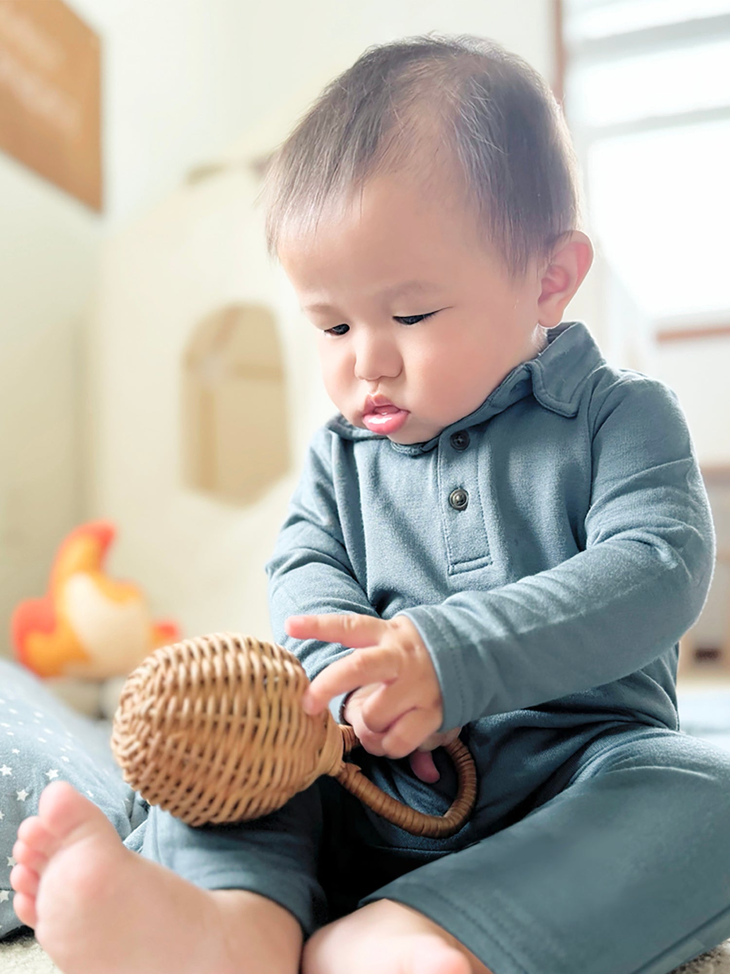 Fleece Collared Jumpsuit - Hush