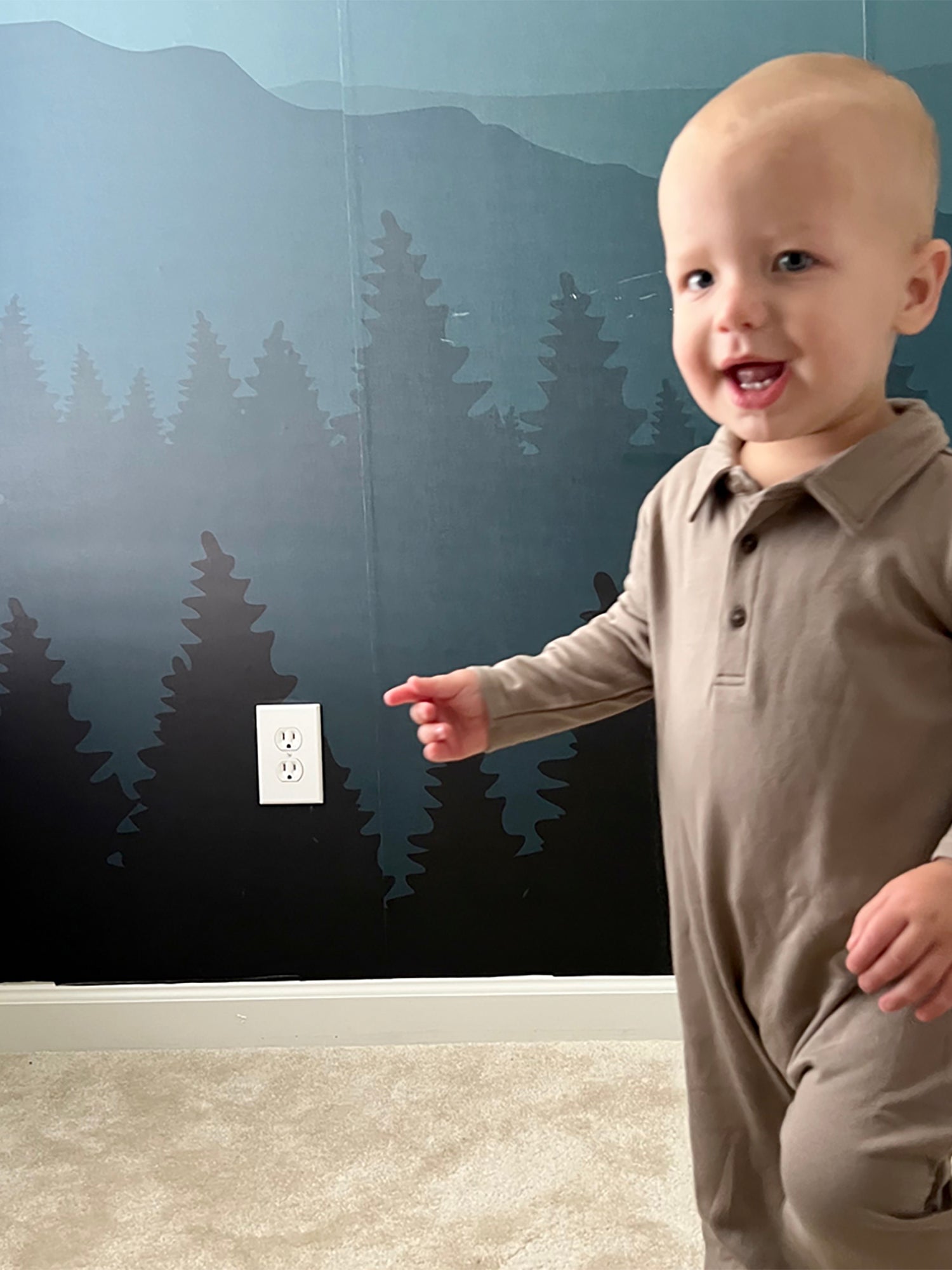 Fleece Collared Jumpsuit - Maple