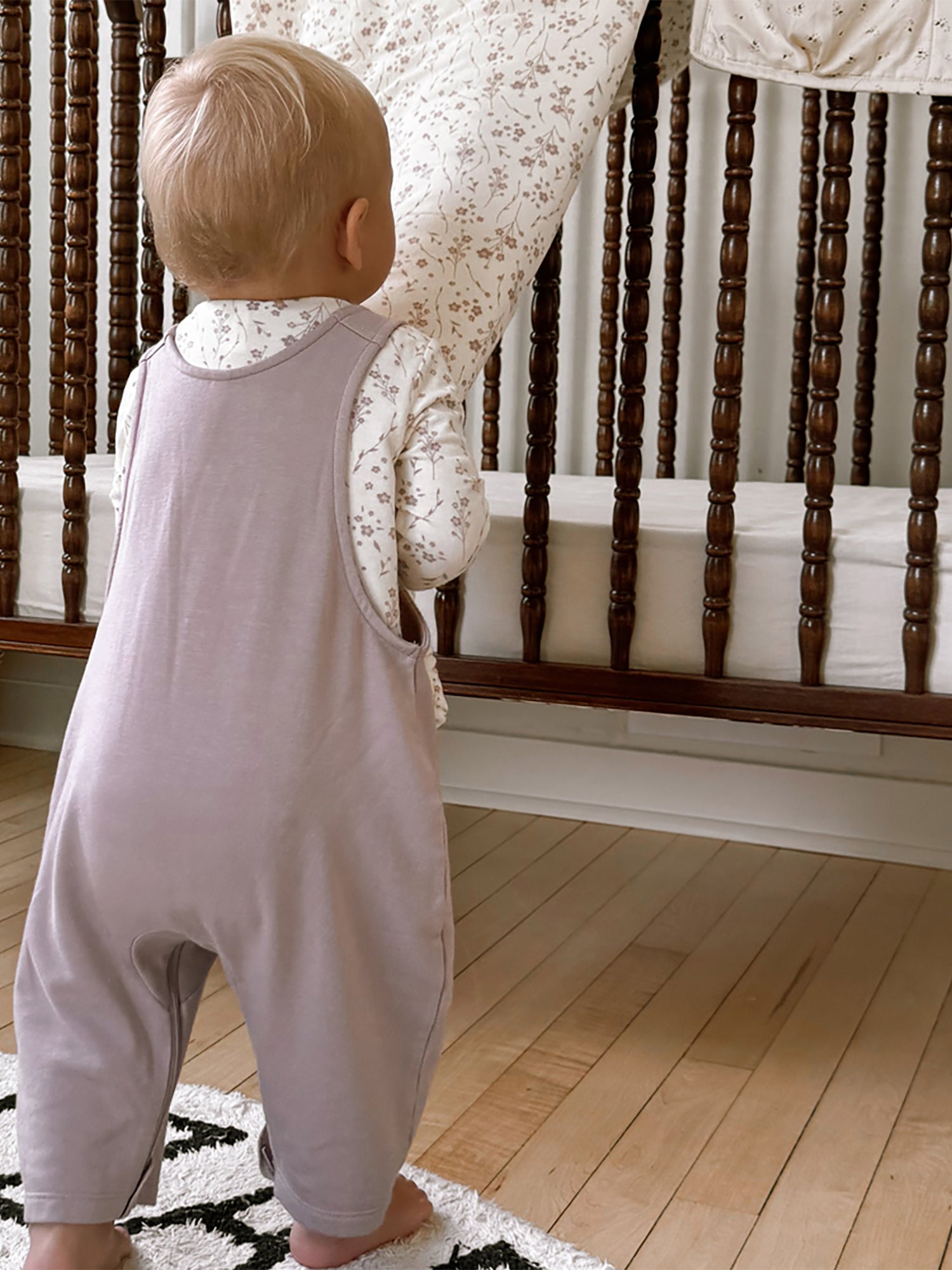 Fleece Overall Set - Posie