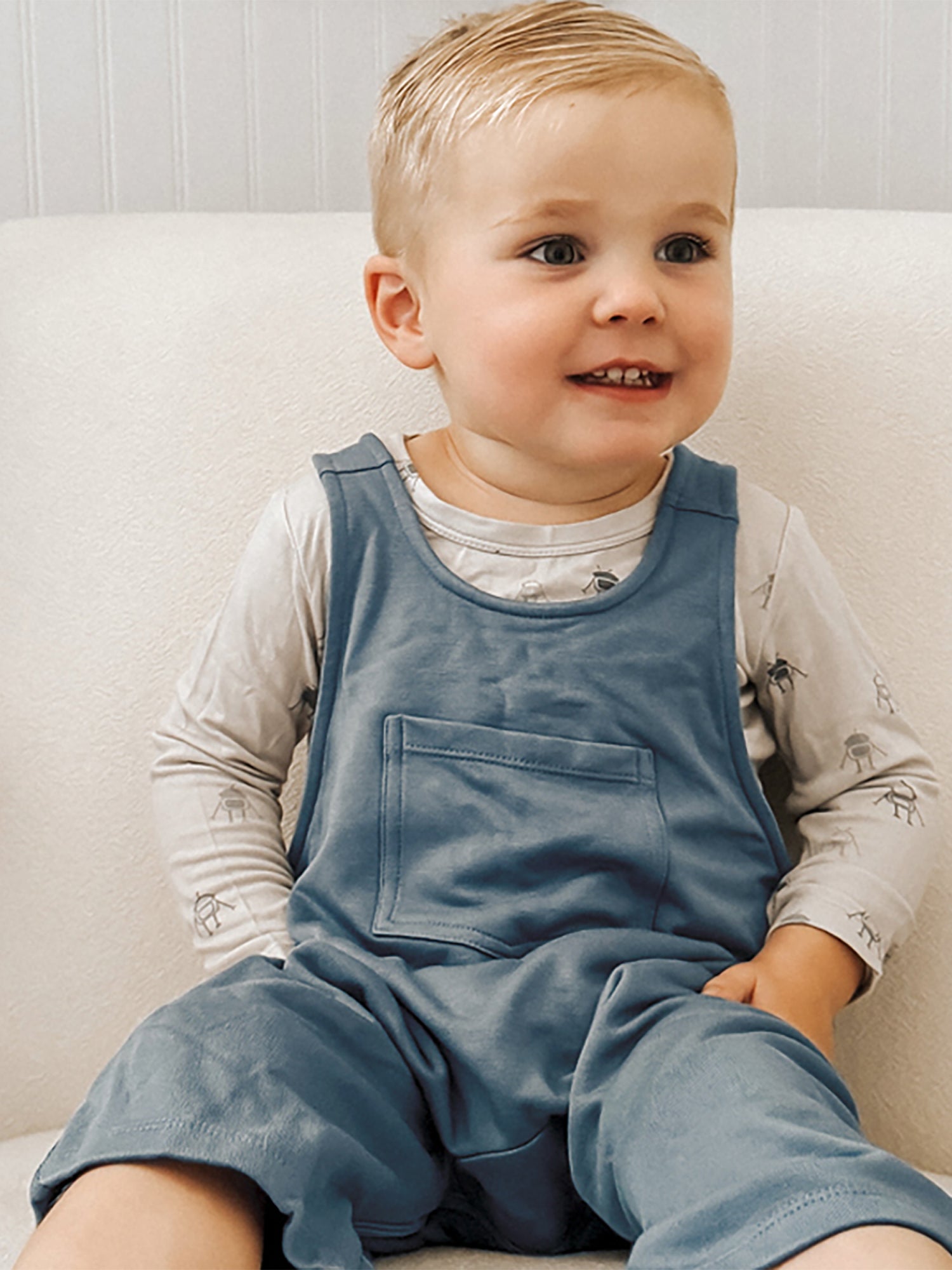 Fleece Overall Set - Robot