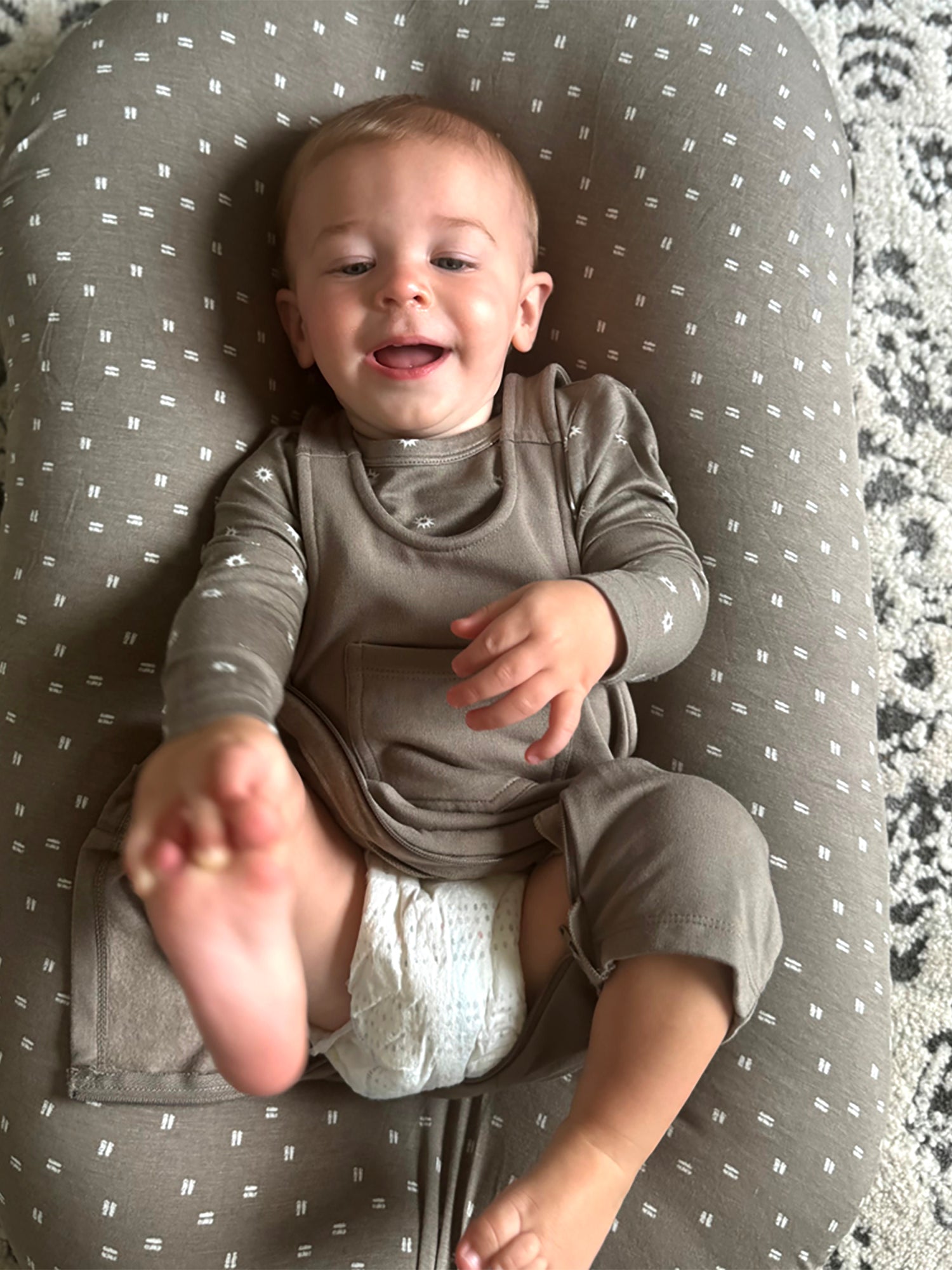 Fleece Overall Set - Sunny