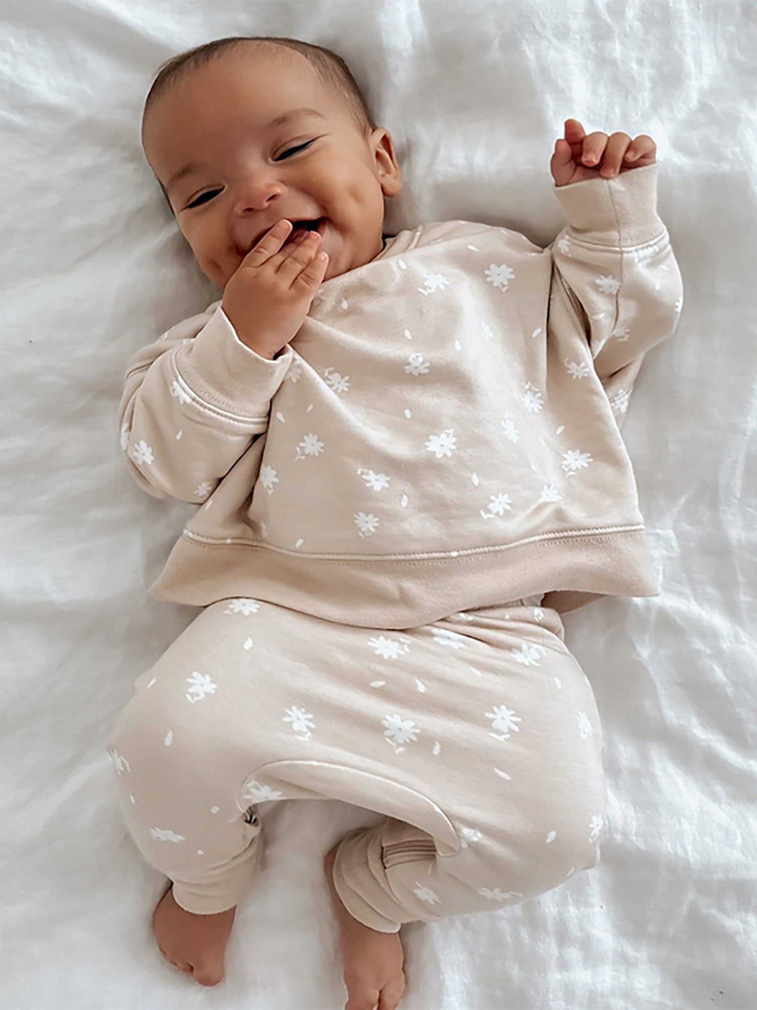 Fleece Sweatsuit - Petal Blush