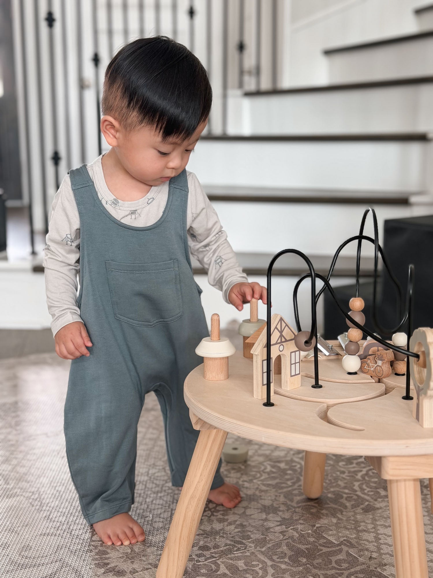 Fleece Overall Set - Robot
