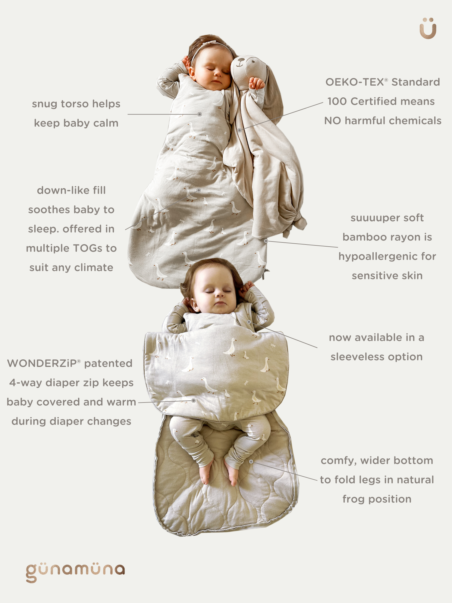 Transitional Swaddle Sleep Sack - Dream / 2.5 TOG