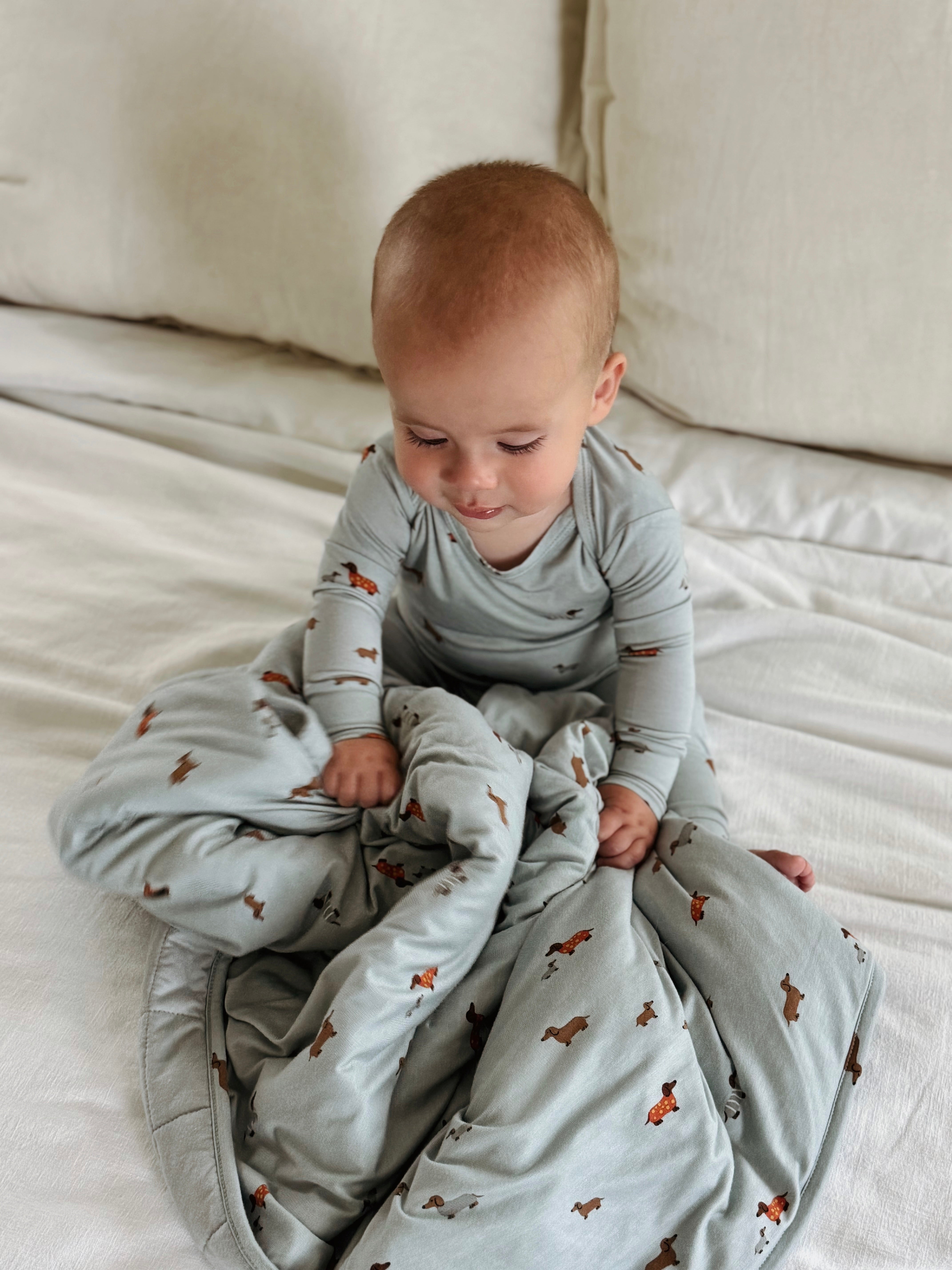 Twin Cloud Blanket - Woof / 1.0 TOG