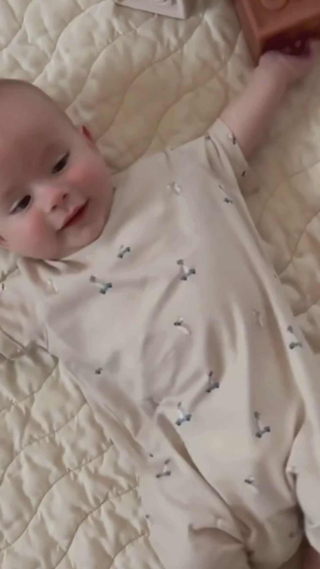 Cotton Shortie Romper - Mouse