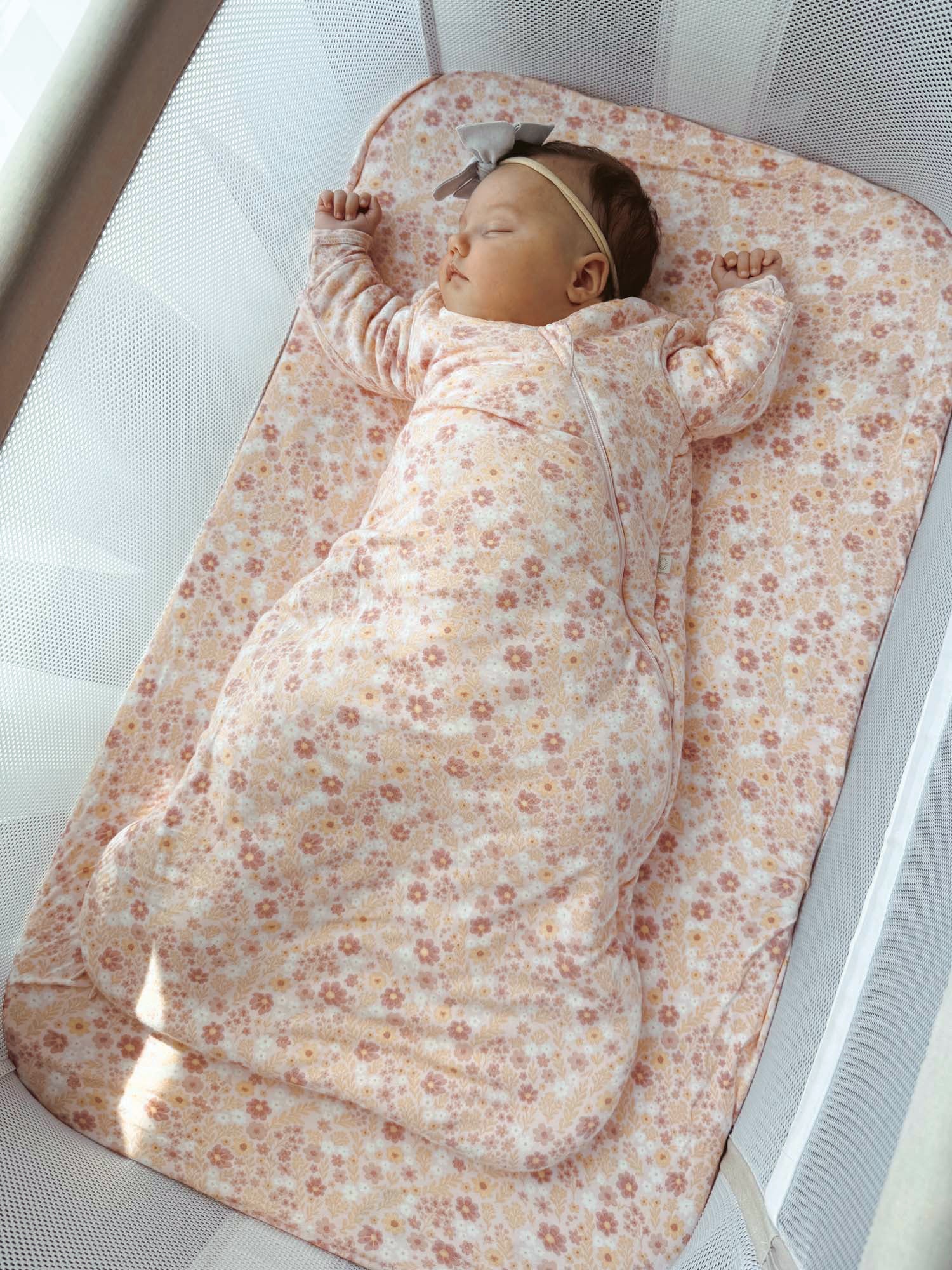 Long Sleeve Swaddle Sleep Sack - Sorbet/1.0 TOG