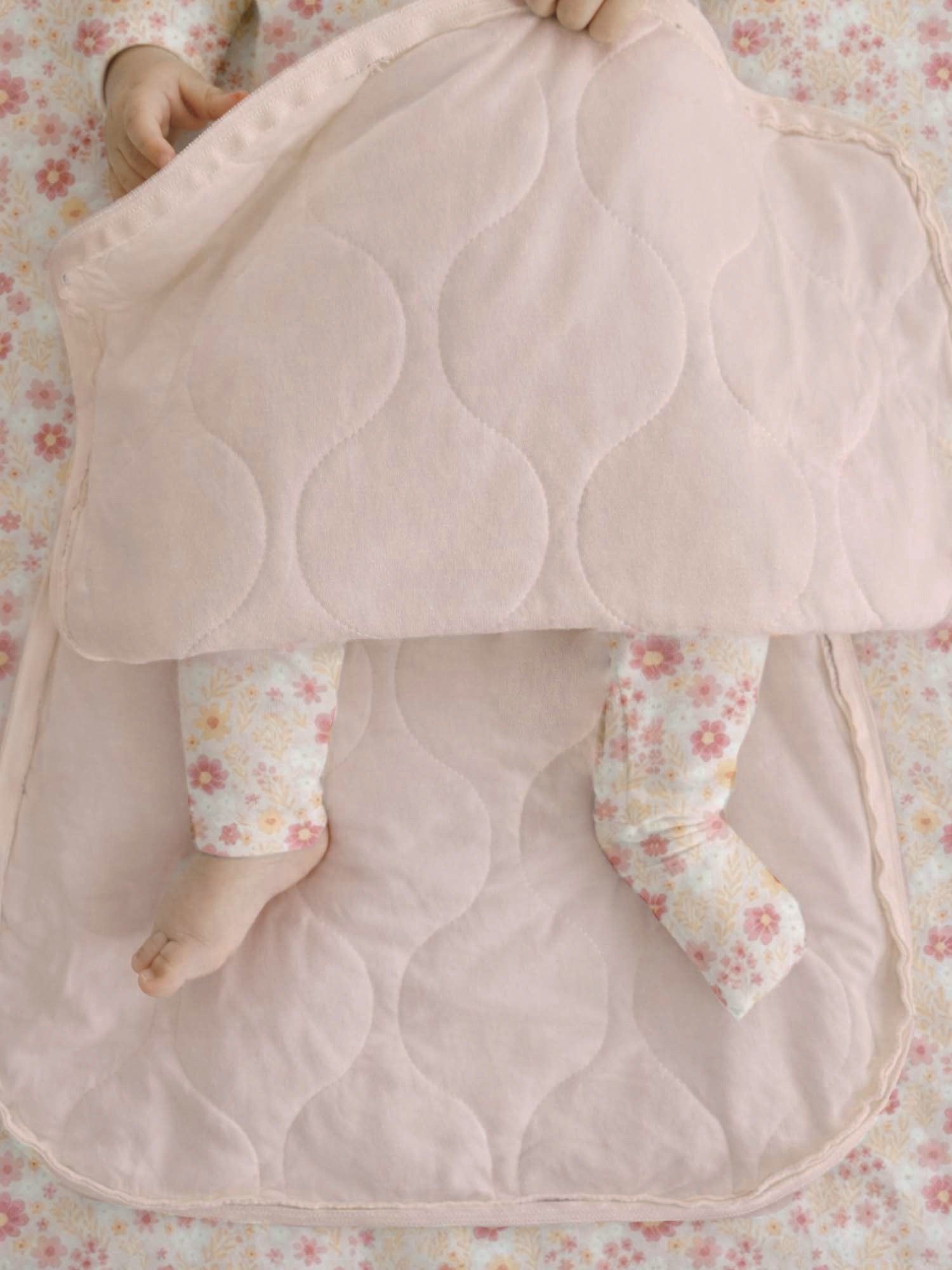 Long Sleeve Swaddle Sleep Sack - Sorbet/1.0 TOG