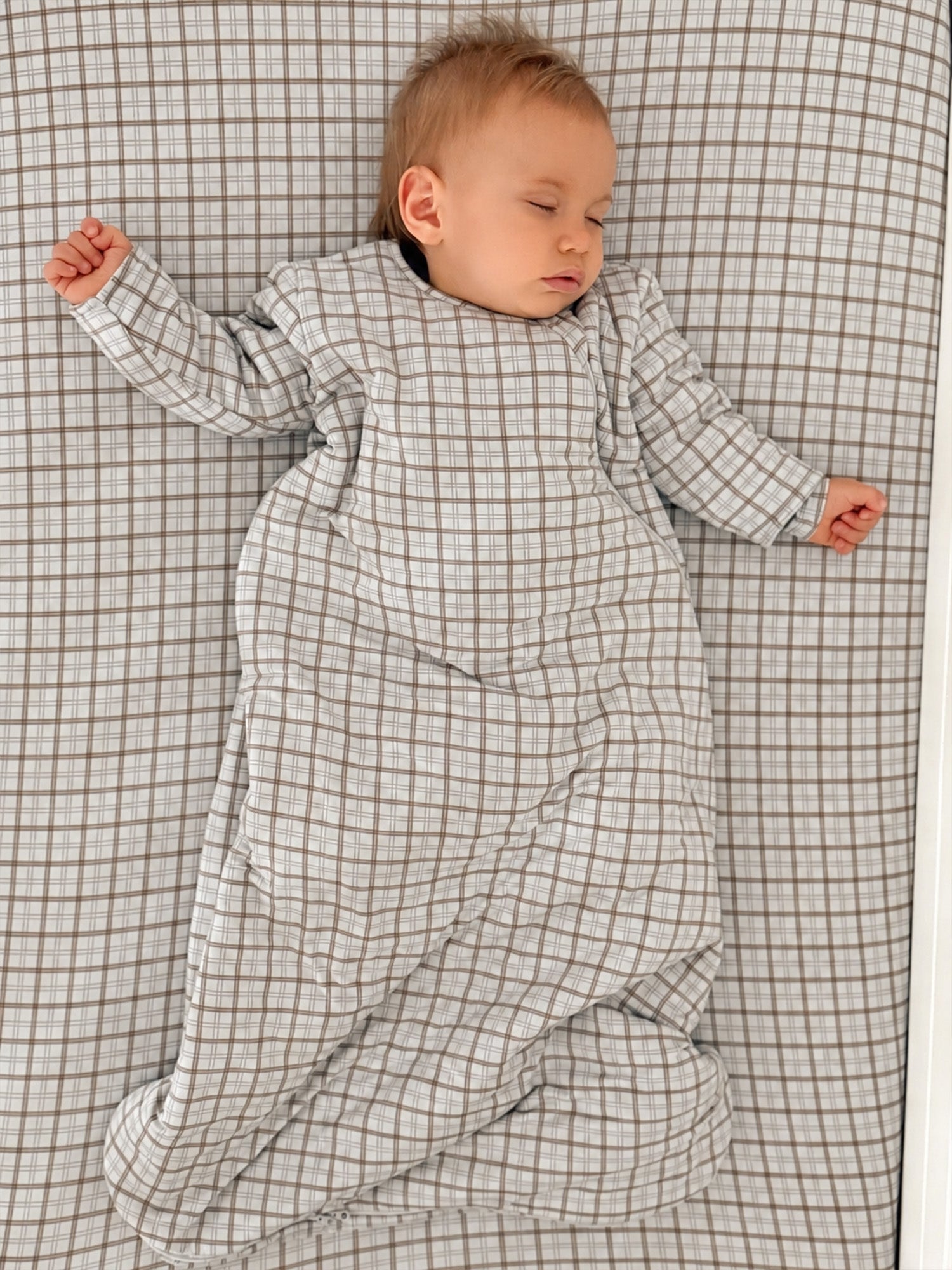 Long Sleeve Sleep Sack - Plaid / 1.0 TOG