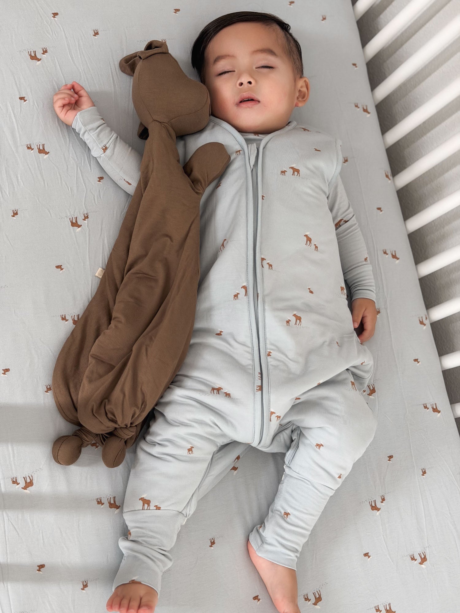Footie Sleep Sack - Moose / 2.5 TOG